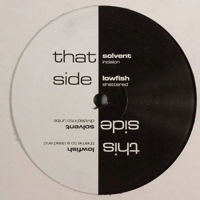 suction020:<br>Lowfish / Solvent<br>"Now We Are Dead"<br><small>Vinyl</small>