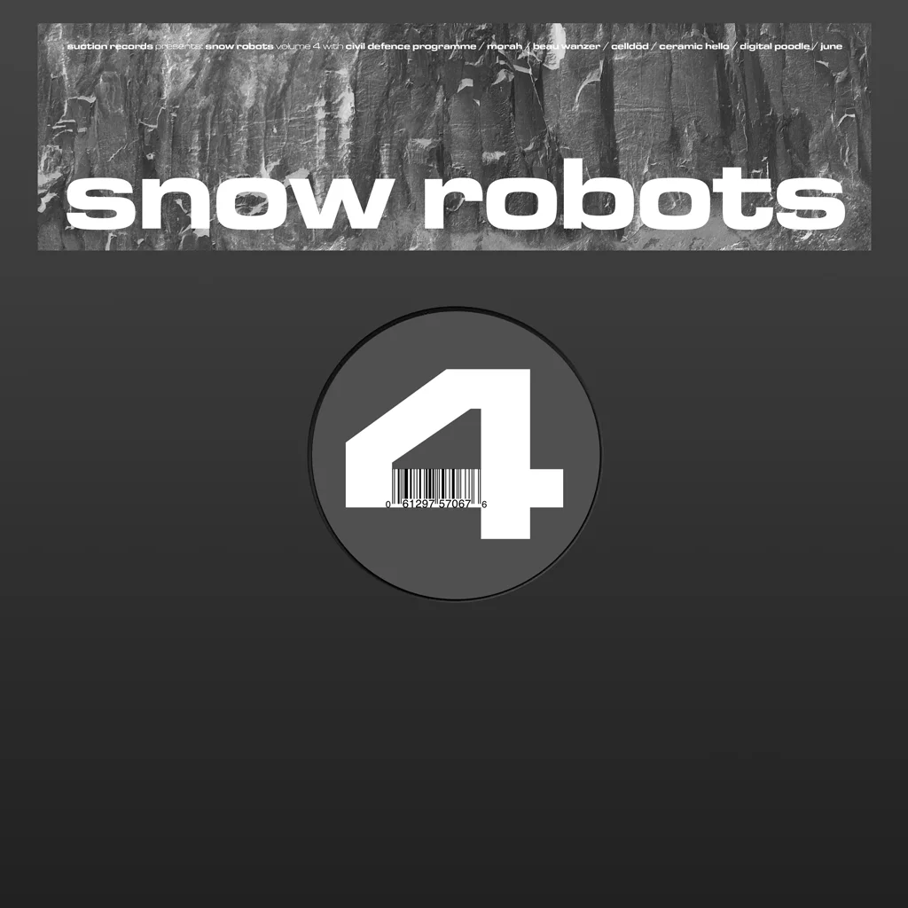 suction043:<br>Various<br>"Snow Robots<br>Volume 4"<br><small>Vinyl/Digital</small>