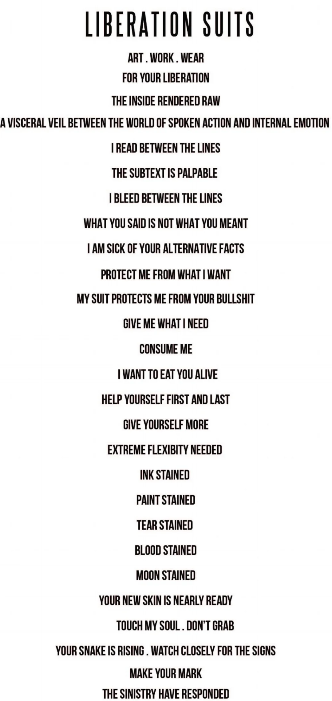 MANIFESTO
