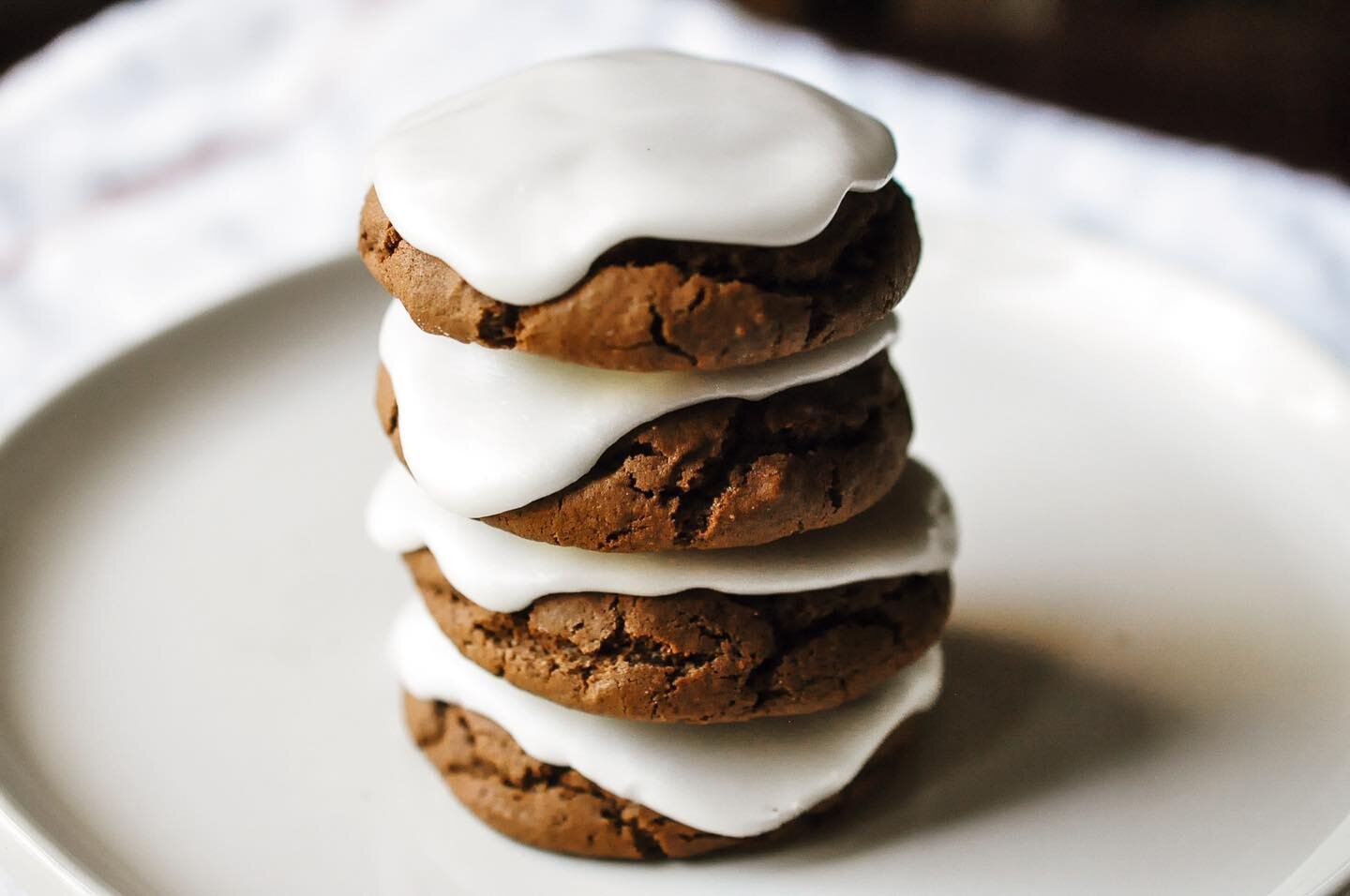 These are Tijuana Fiesta cookies &ndash; soft, warmly spiced, with a buttery, sweet icing &ndash; adapted from a recipe by one of our favorite bakery inspirations, Maida Heatter (more on her later!). They&rsquo;re on our Cinco de Mayo menu and believ