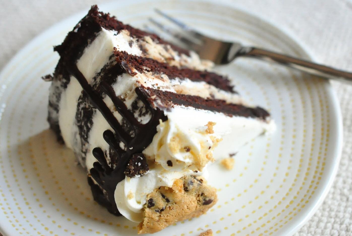 Me: Tell Dad he&rsquo;s your favorite without telling him he&rsquo;s your favorite. 

You: &lt;hands him a slice of Chocolate Chip Cookie Dough Cake with dark chocolate cake layers, chocolate chip cookie dough between those layers, scraped with vanil
