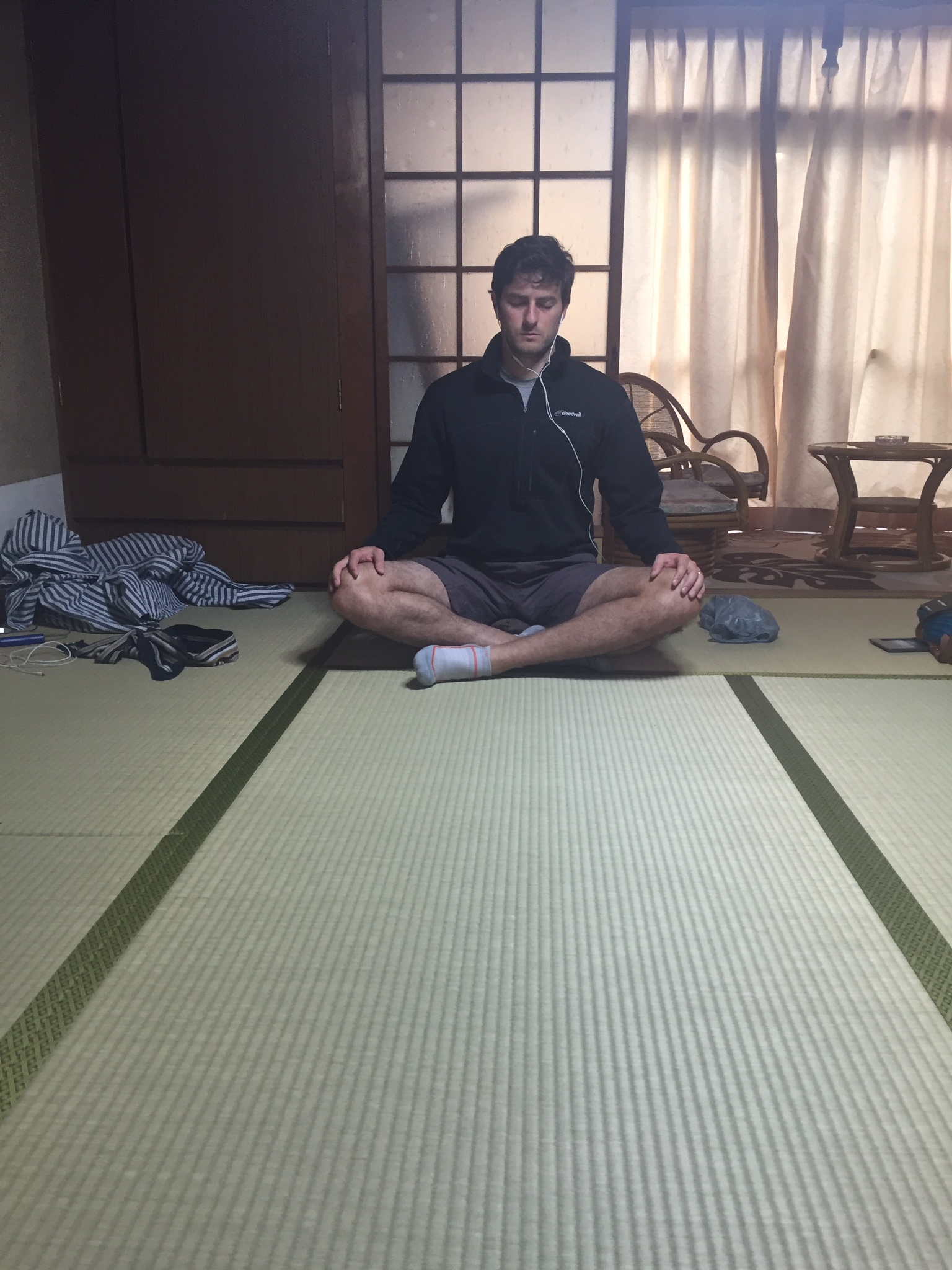 Meditation is hard when you can barely cross your legs