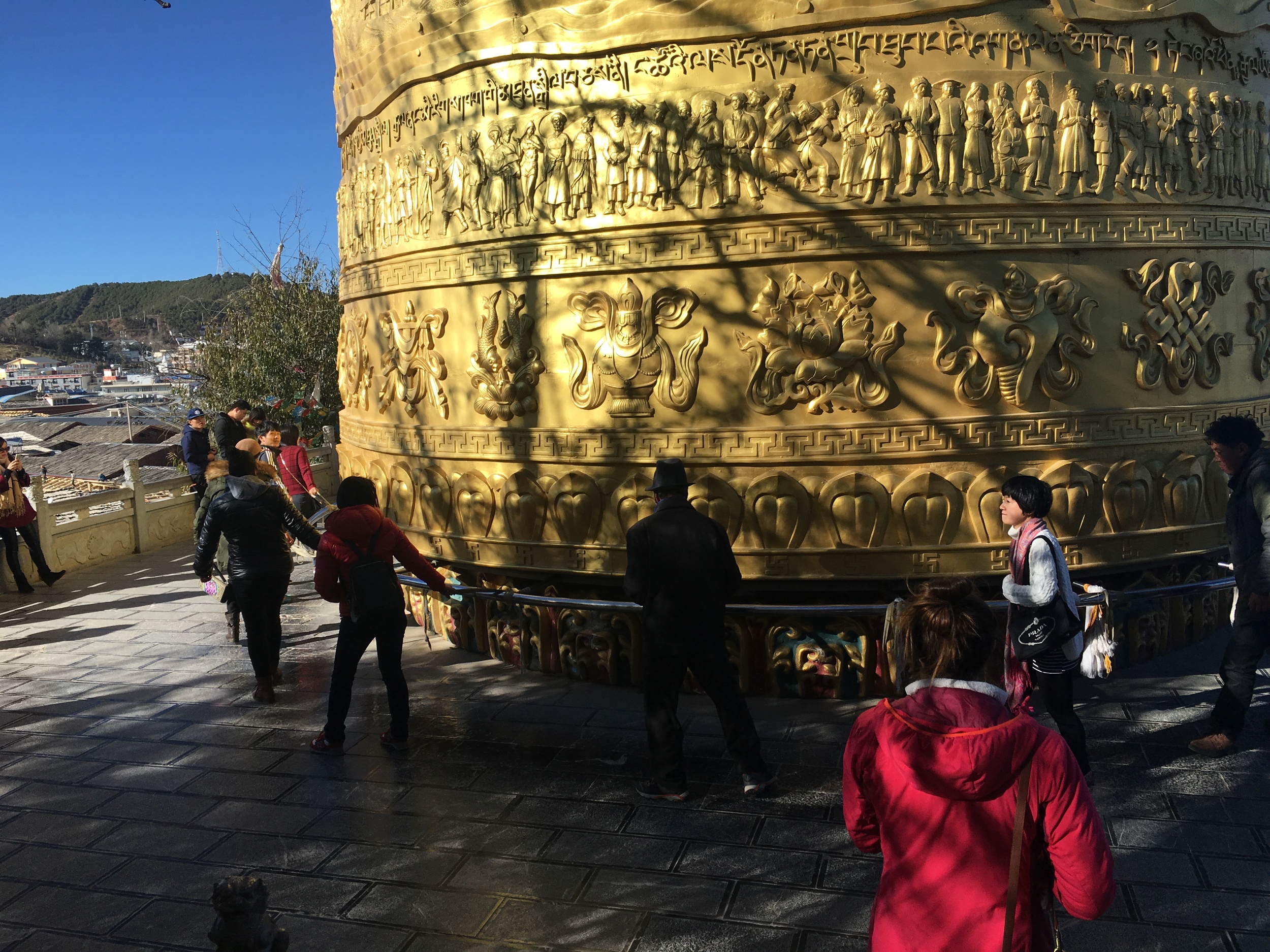 World's largest prayer wheel at Guishan Park