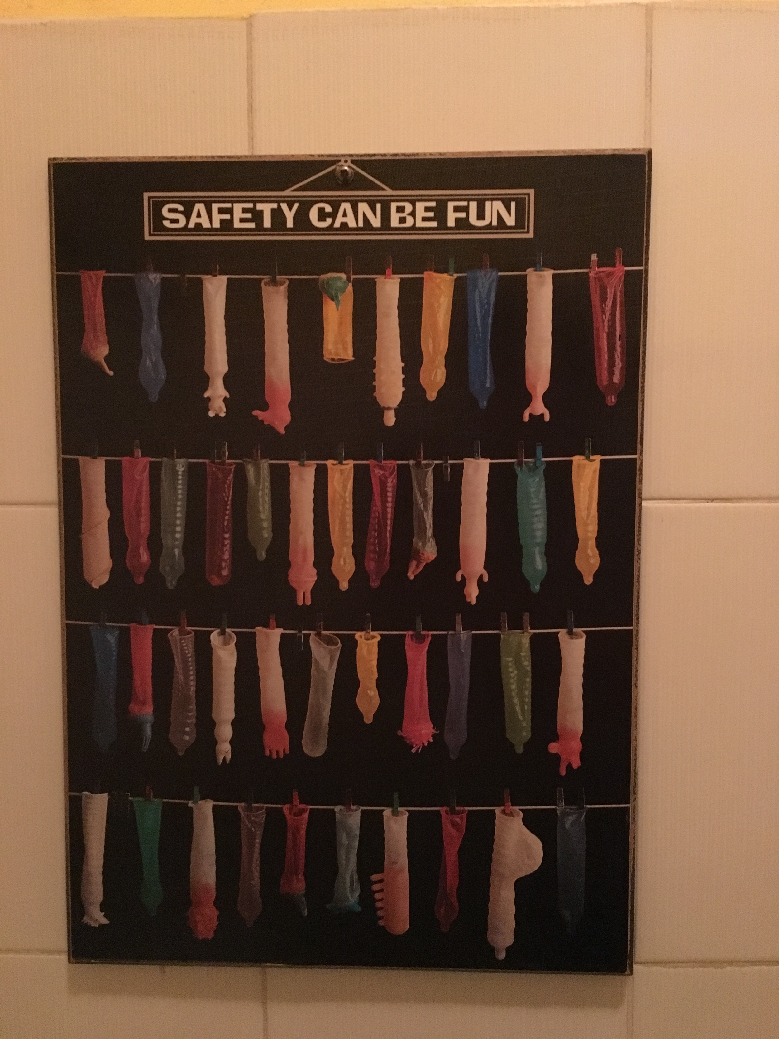 Bathroom poster