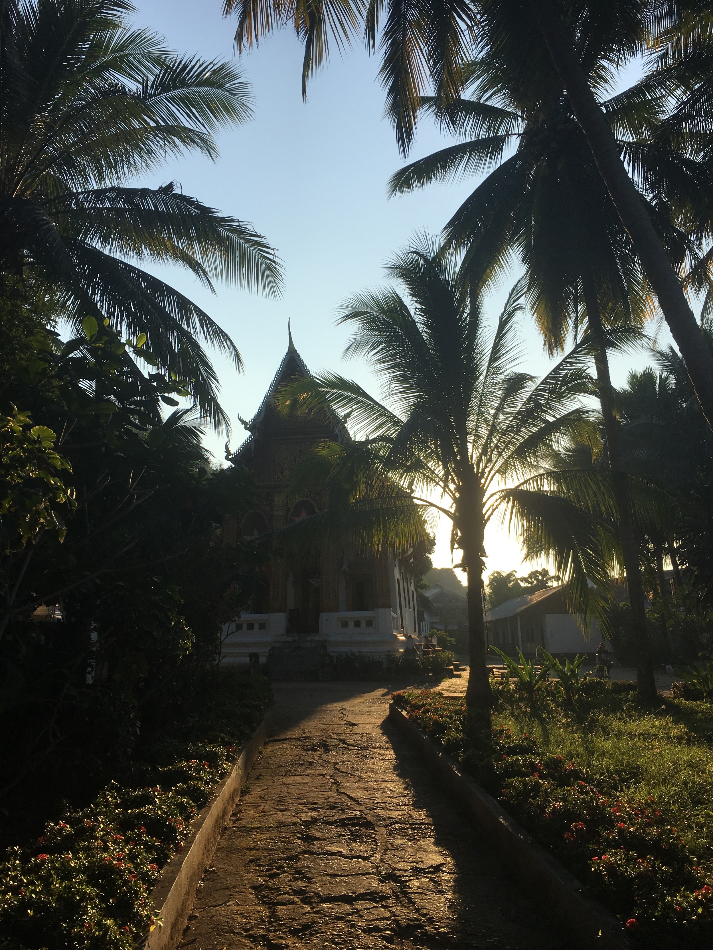 Monastery along the Mount Phousi hike