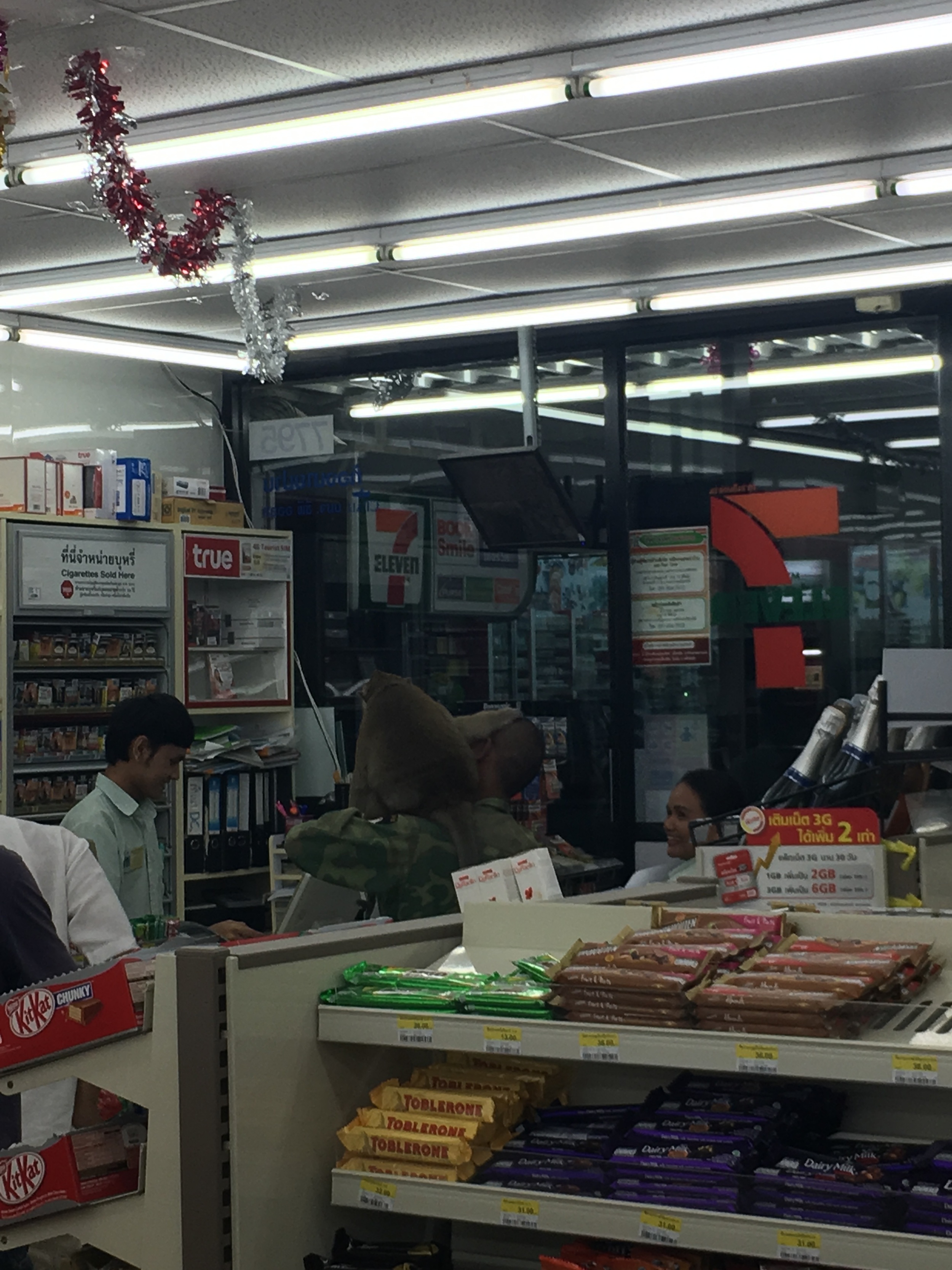 Monkey in 7/11