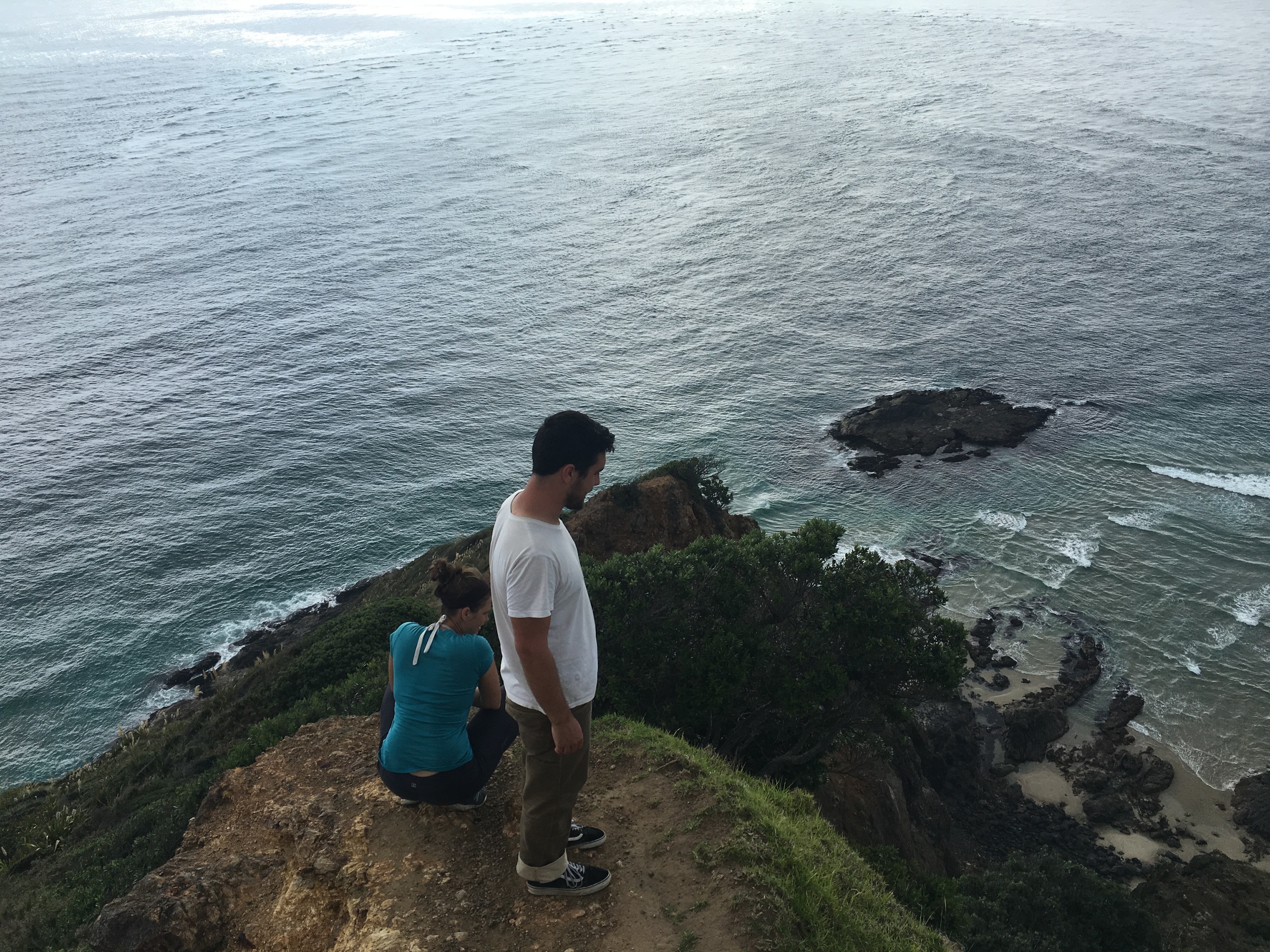 Alex and Annabeth on Cape Reinga