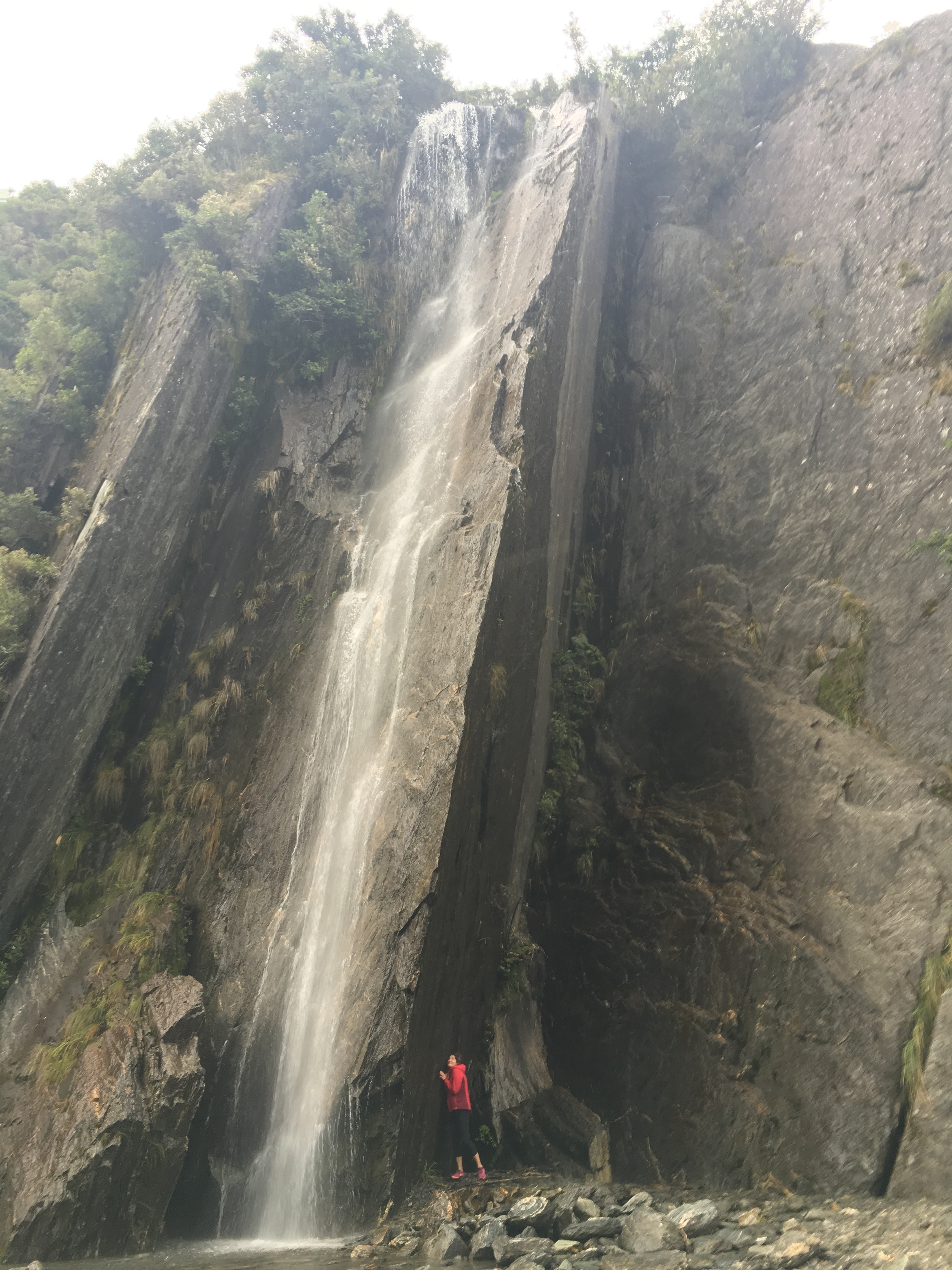 Waterfall near Franz Josef Glacier