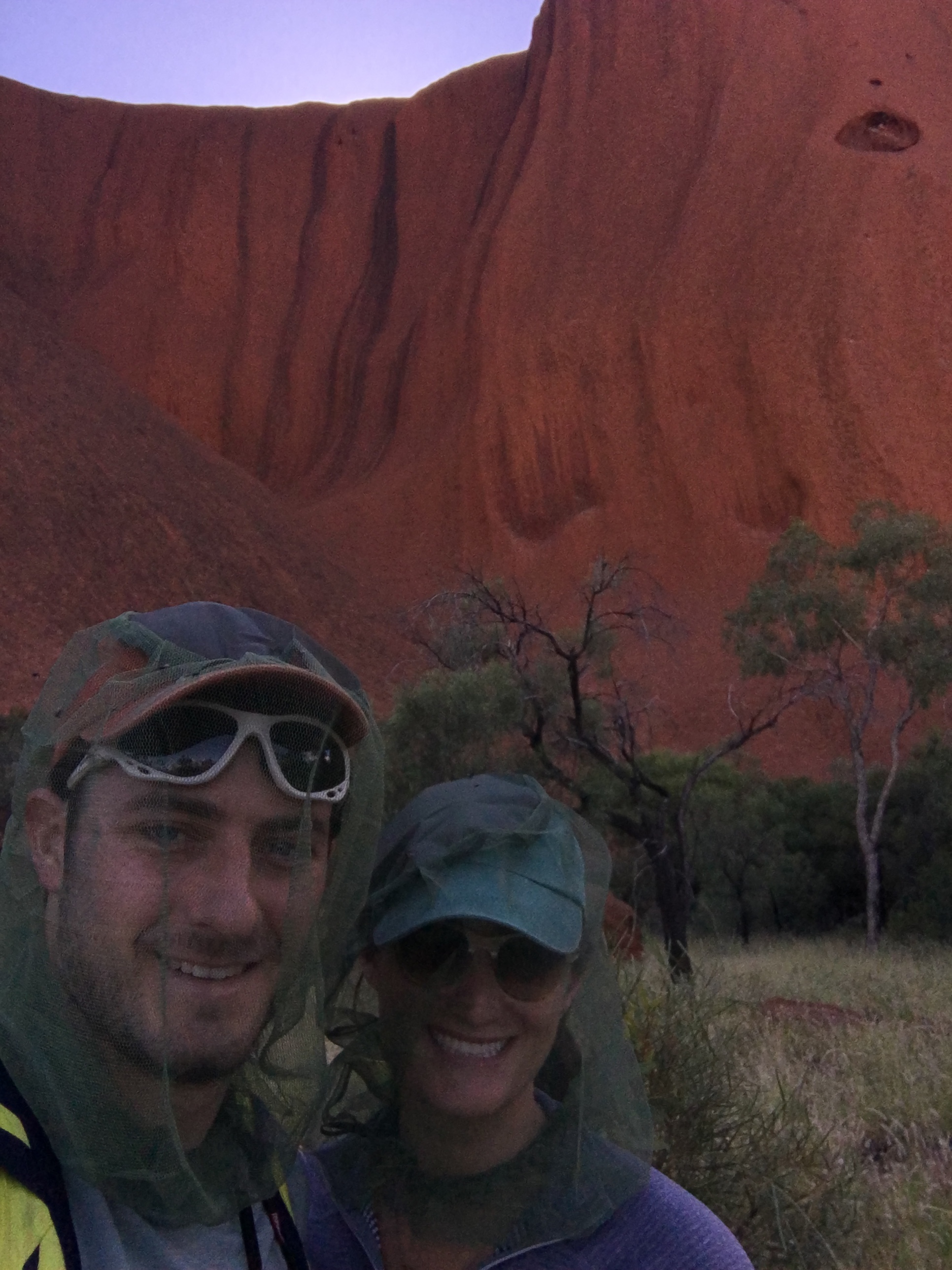 In the shadow of Uluru