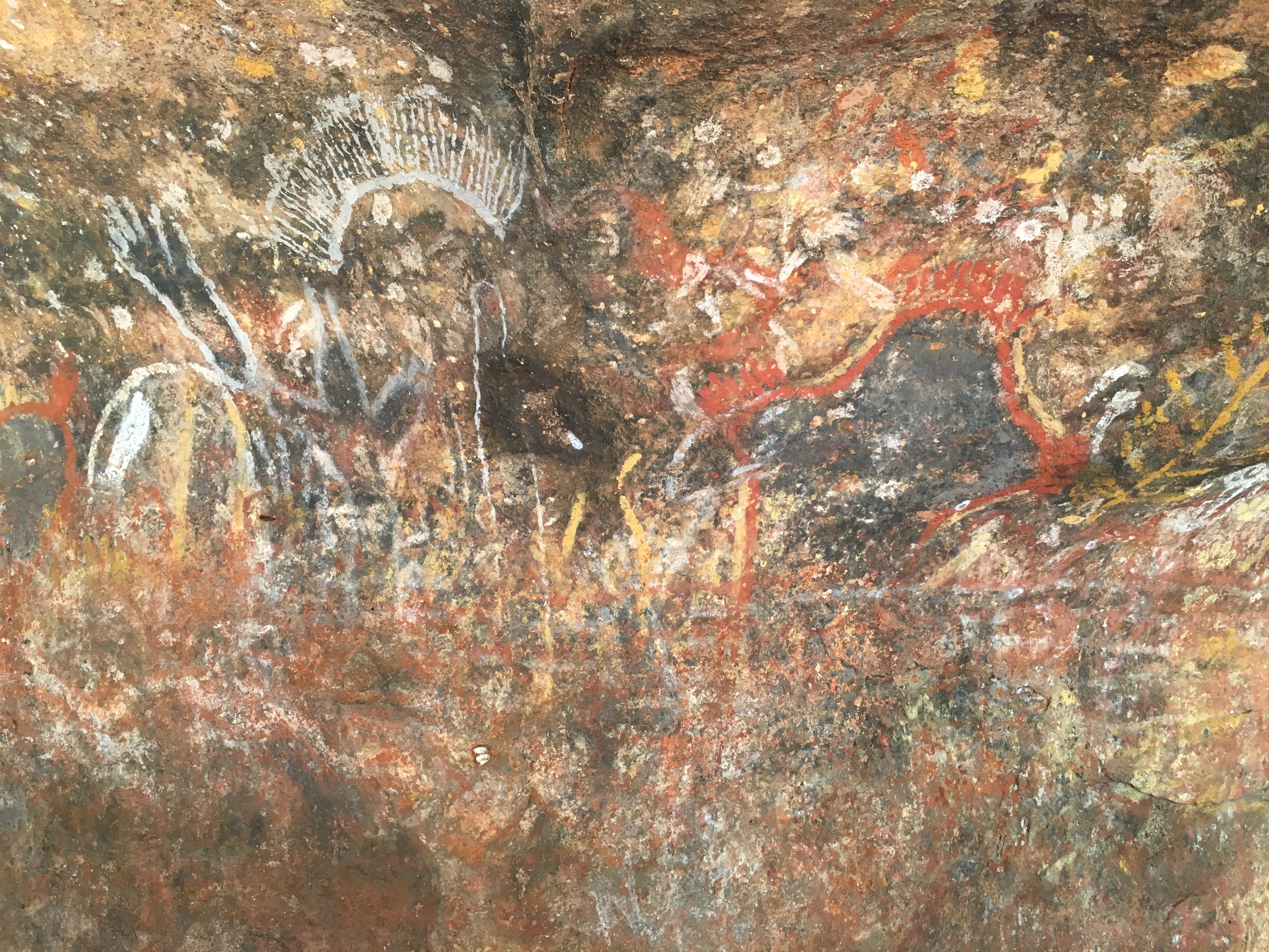 Aboriginal cave drawings