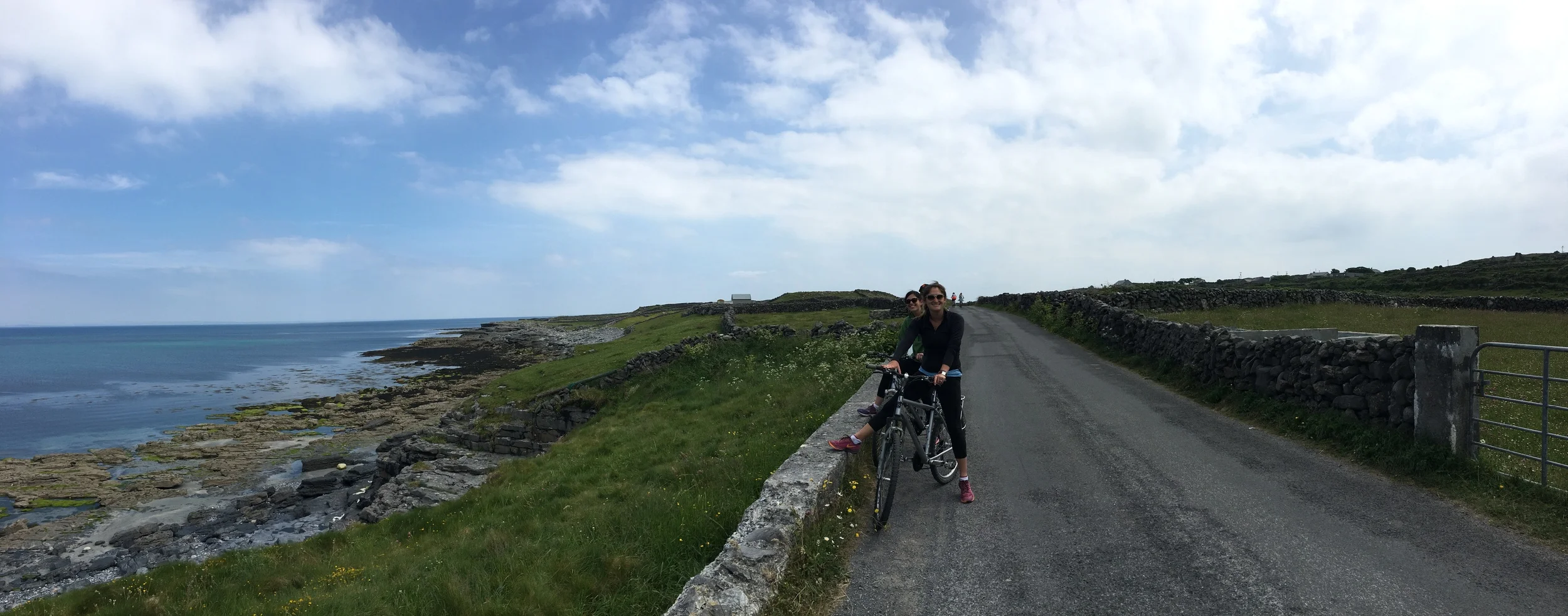 Biking around Inishmore
