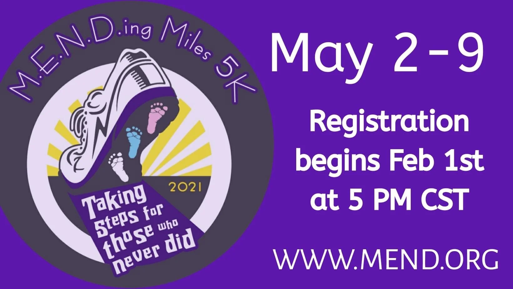 M.E.N.D.ing Miles Virtual 5K
