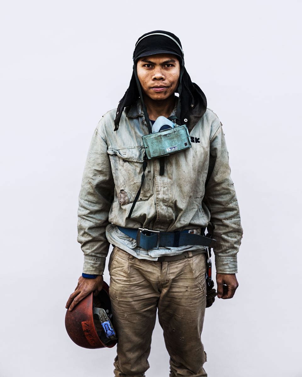   A shipyard worker Sasebo, Japan 2016        