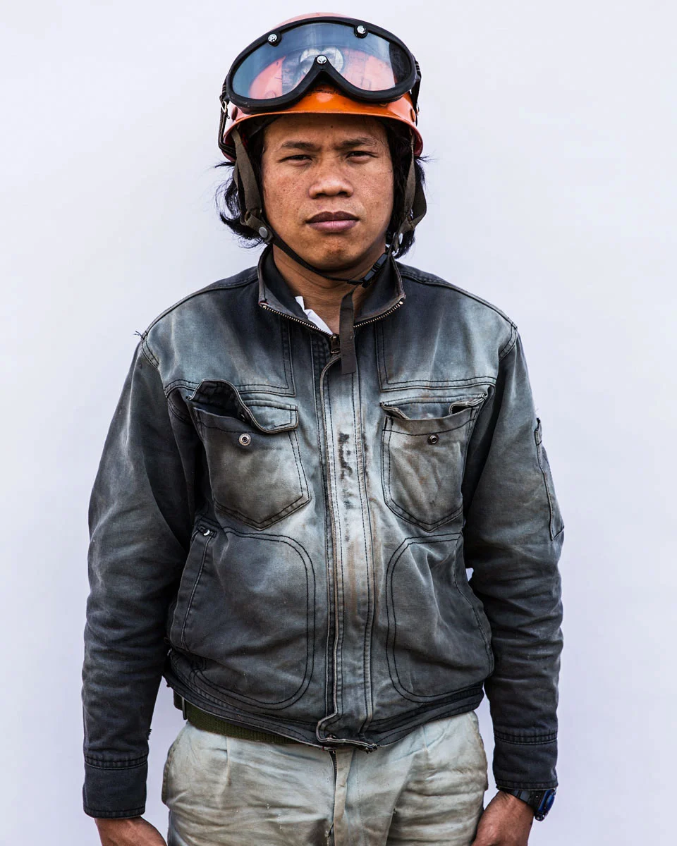   A shipyard worker Sasebo, Japan 2016        