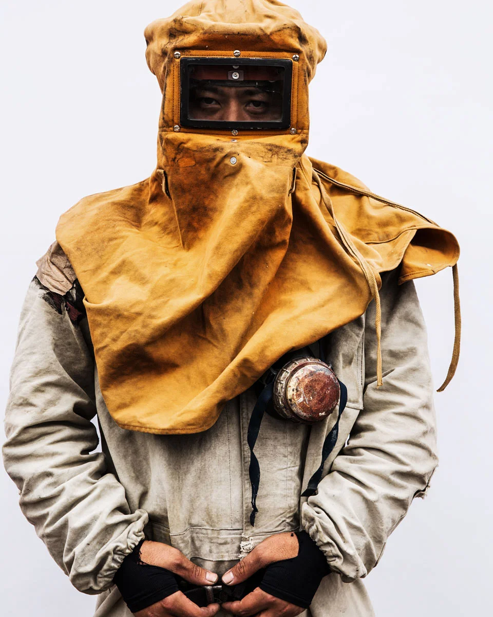 A shipyard worker Sasebo, 2016