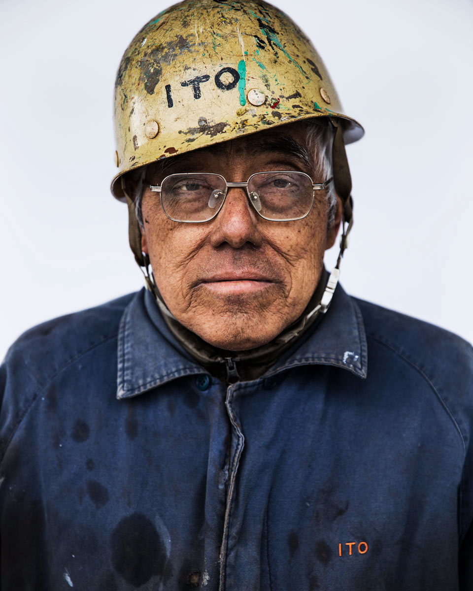   A shipyard worker Sasebo, 2016        