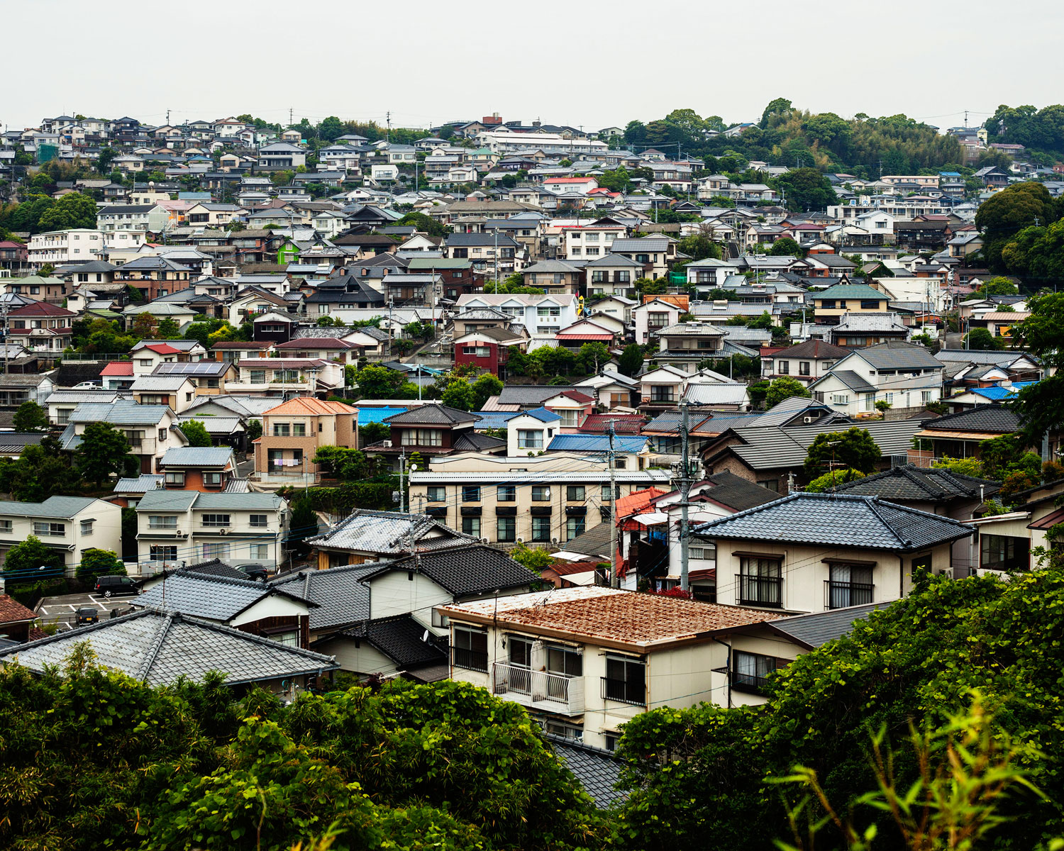   A bed town (Sasebo, Japan 2014)        