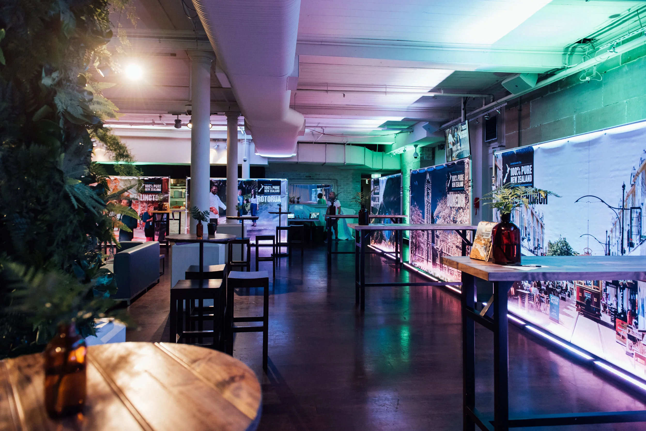 Room Set up for Tourism New Zealand 