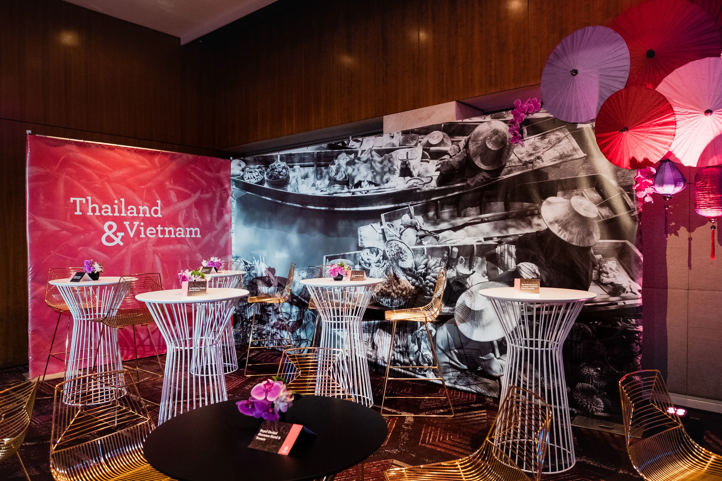 Client: Marriott International Event Curation and Delivery: Unicorn Group Theming, Styling and Floristry: Unicorn Group