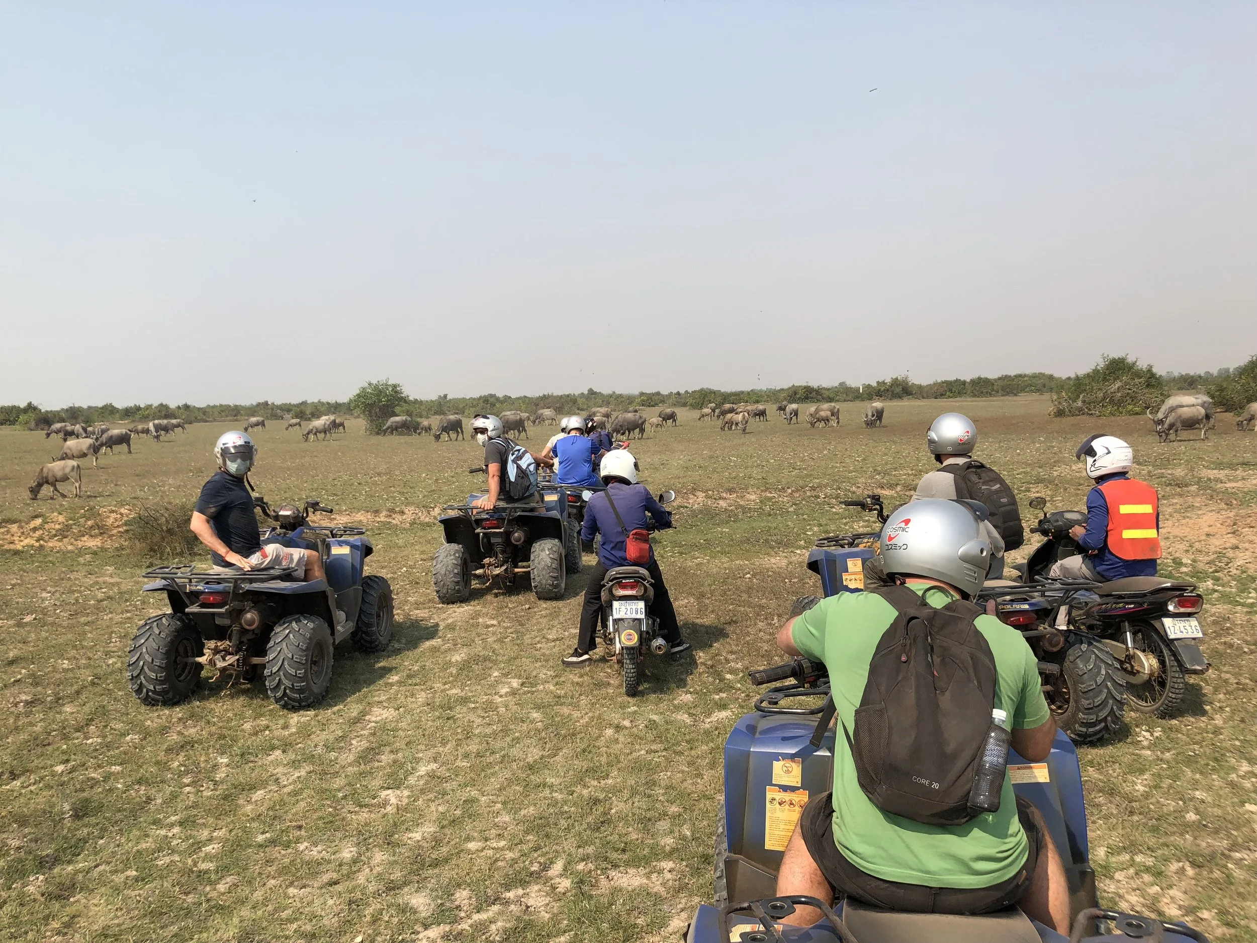  Quad biking through the Cambodian country side.   Client: Private Corporate   Purpose: High End Incentive Group   Event curation and end to end management by Unicorn Group  