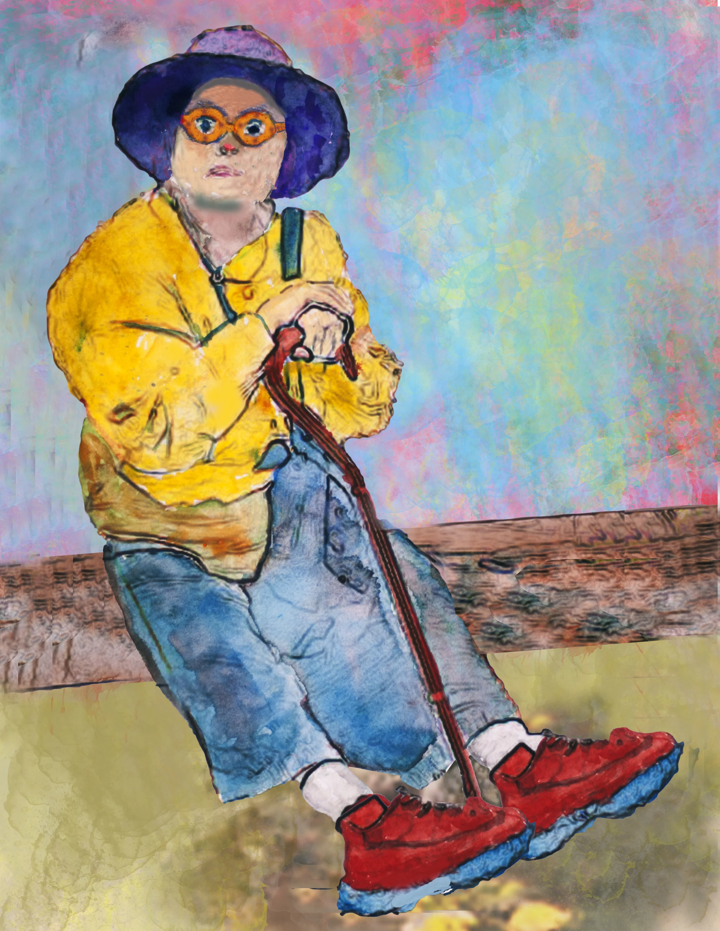 _TGP1732 Woman in woods 16x22.jpg