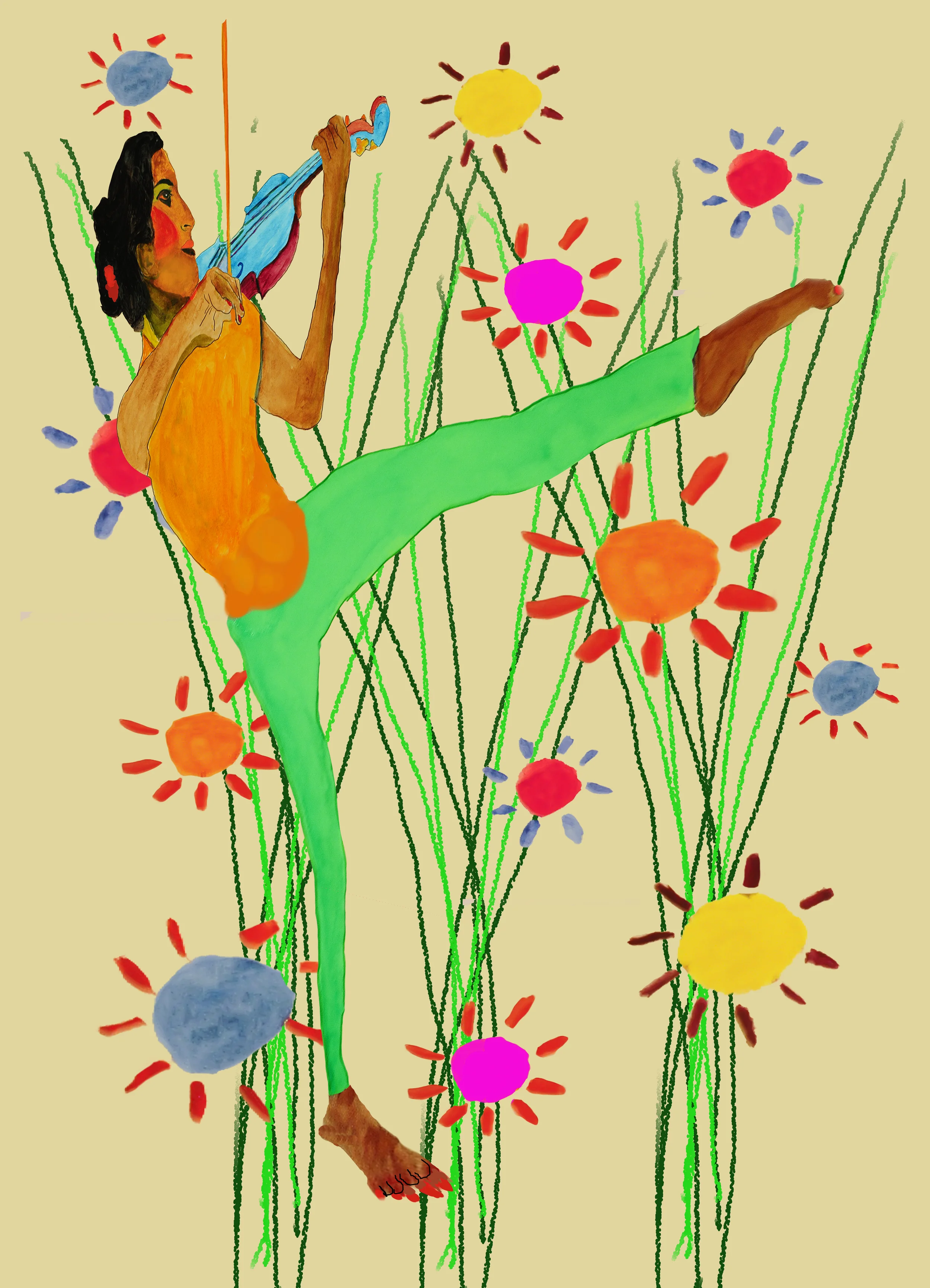 HIGH STEPPING WITH VIOLIN