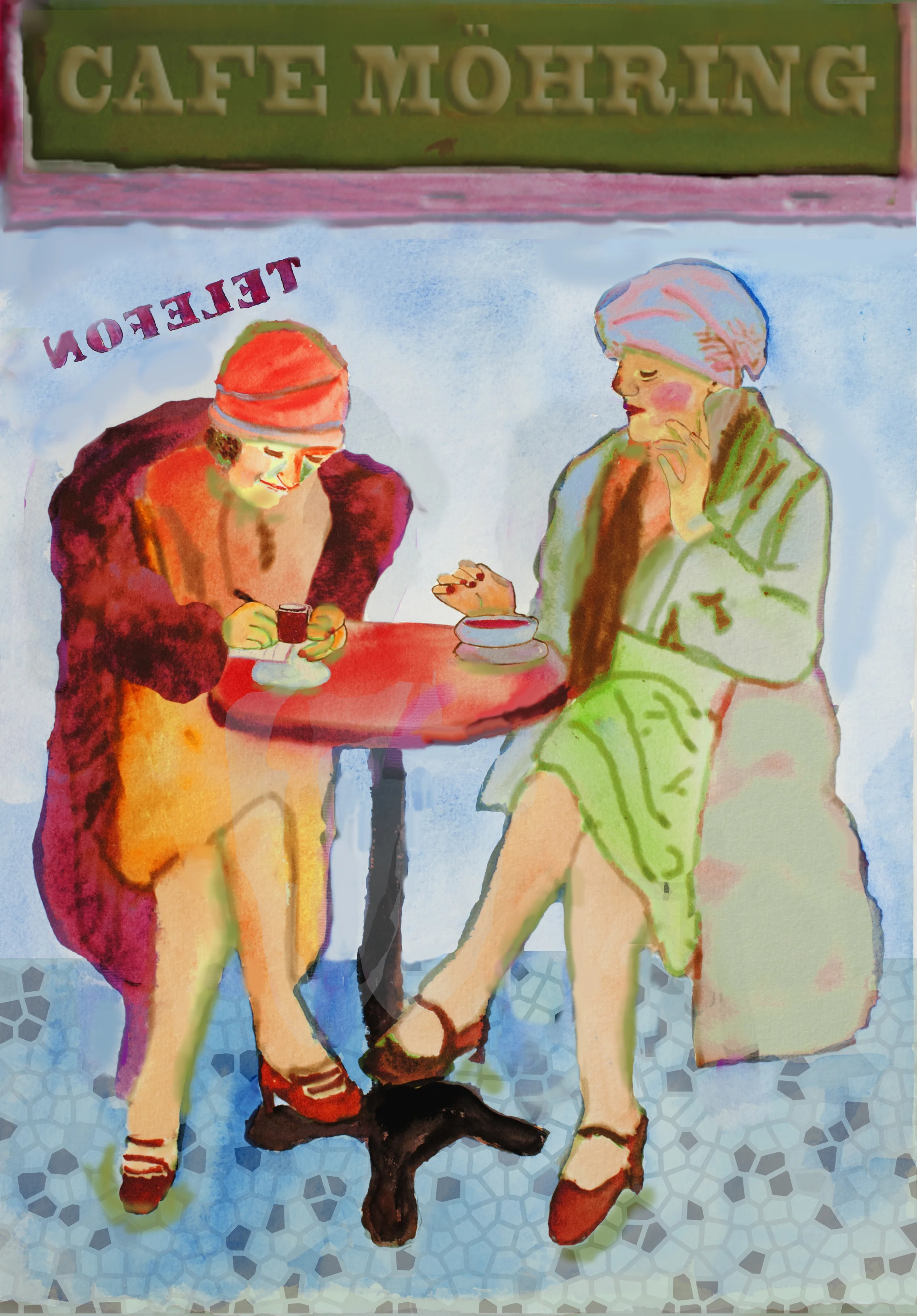 AT CAFE MÔHRING, BERLIN