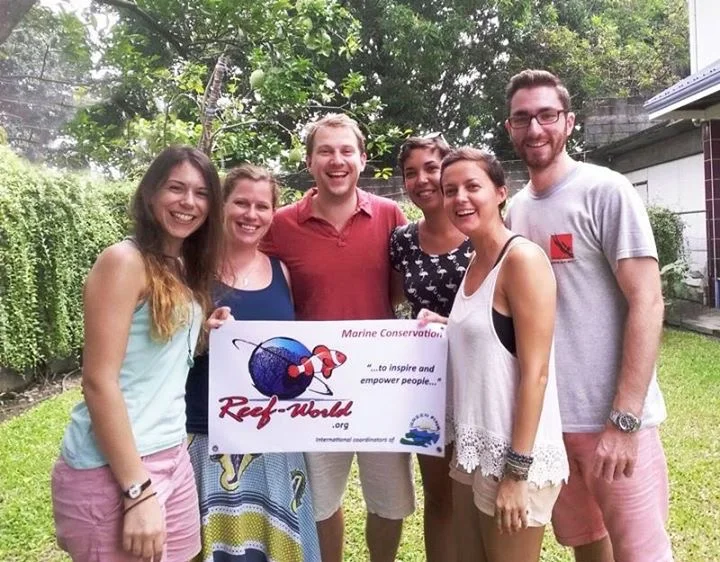The Reef-World Team, from left to right: Me, Chloe, JJ, Sam, Jula and Alan