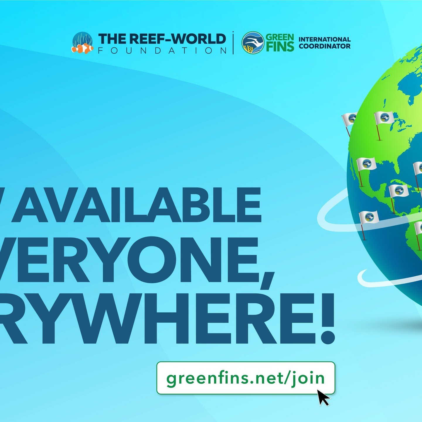 Have you heard the news? Green Fins is now available to everyone, everywhere! 🌏🪸

The Green Fins Hub is a first-of-its-kind global marine tourism industry platform helping operators to make simple, cost-efficient changes to their daily practices.

