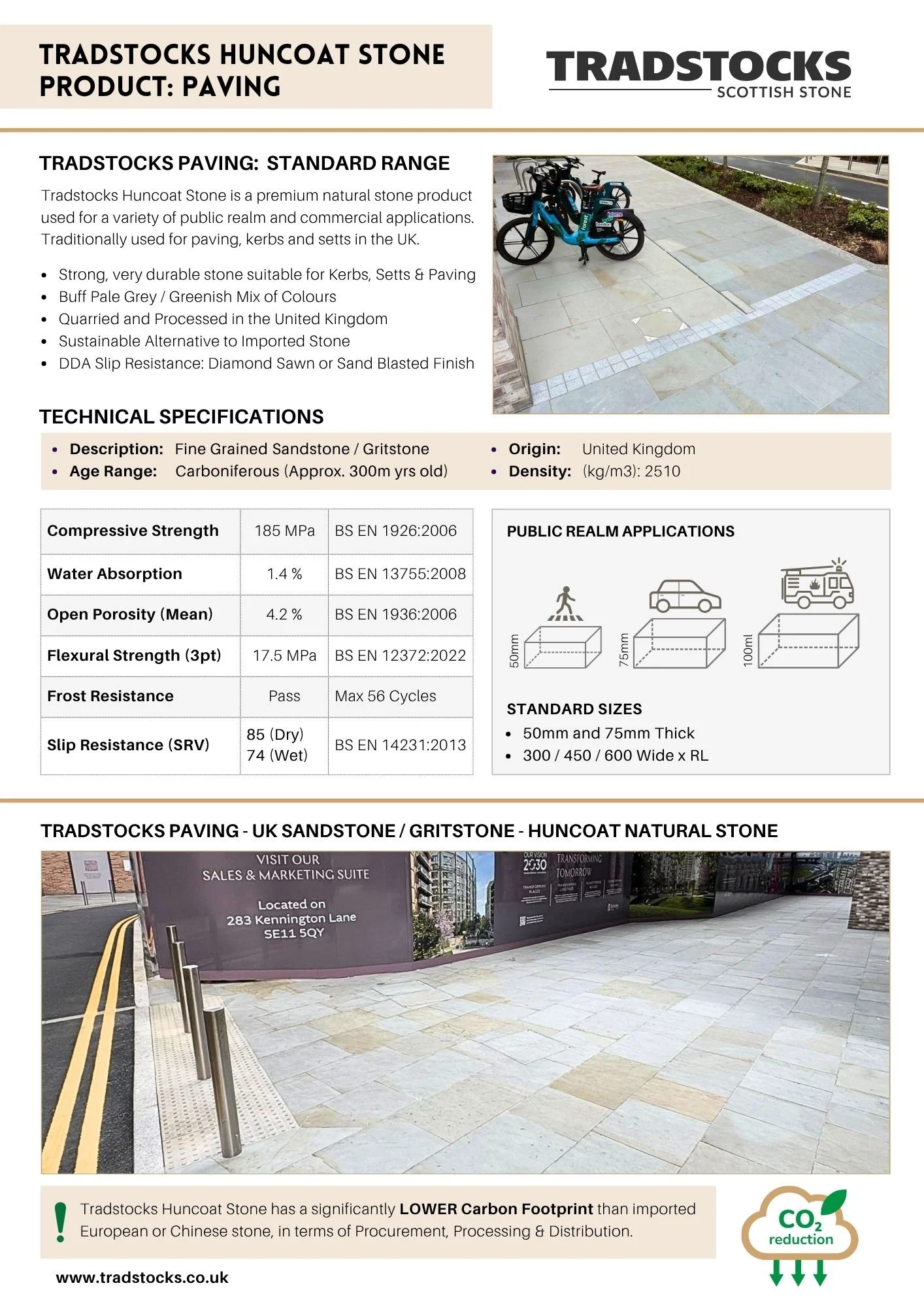 Tradstocks Huncoat Paving