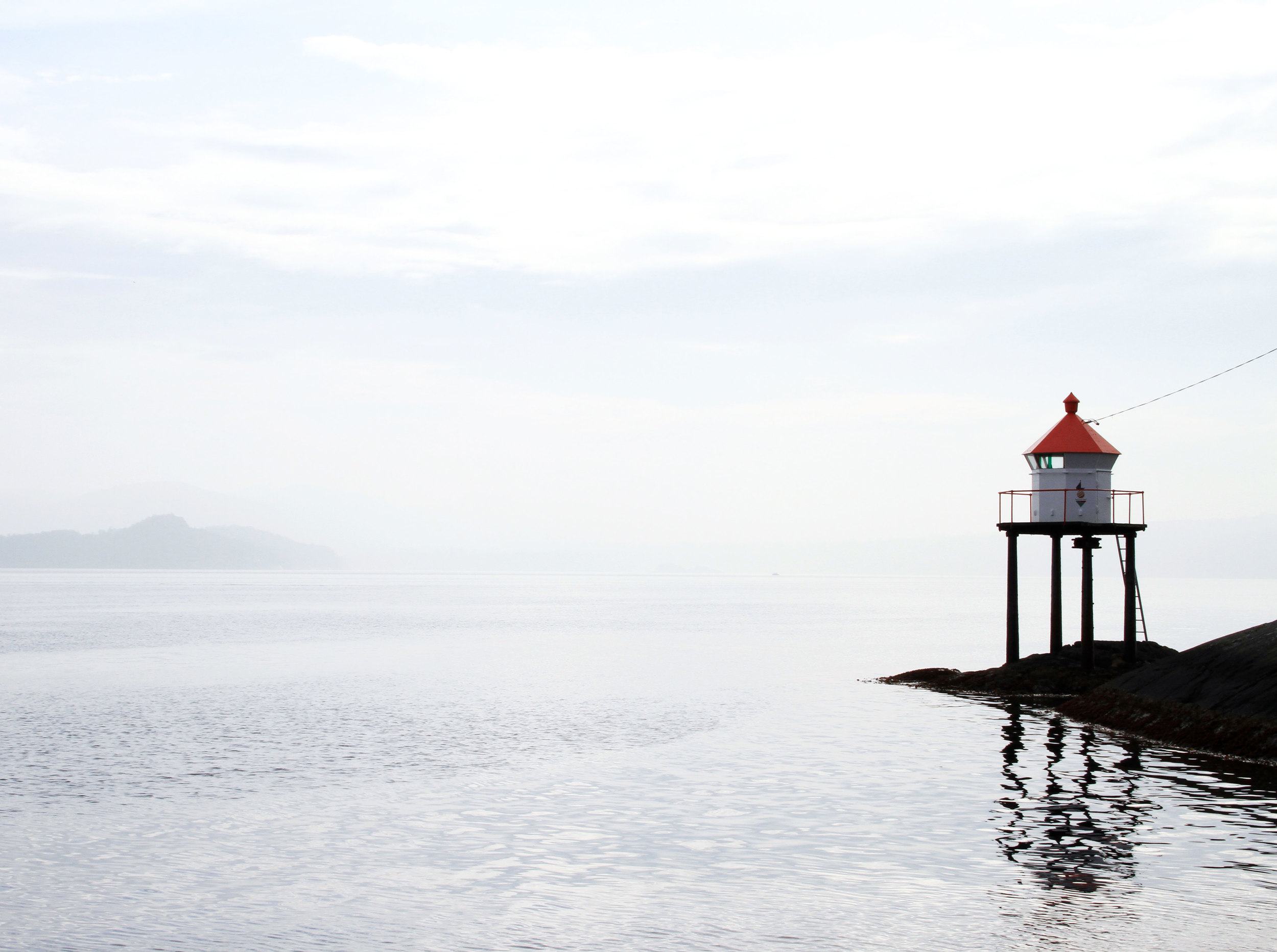 A lighthouse on Gandsfjorden