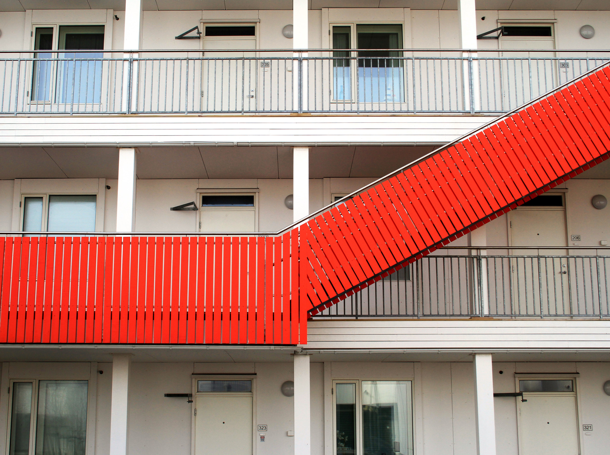 A new housing development in Lervika