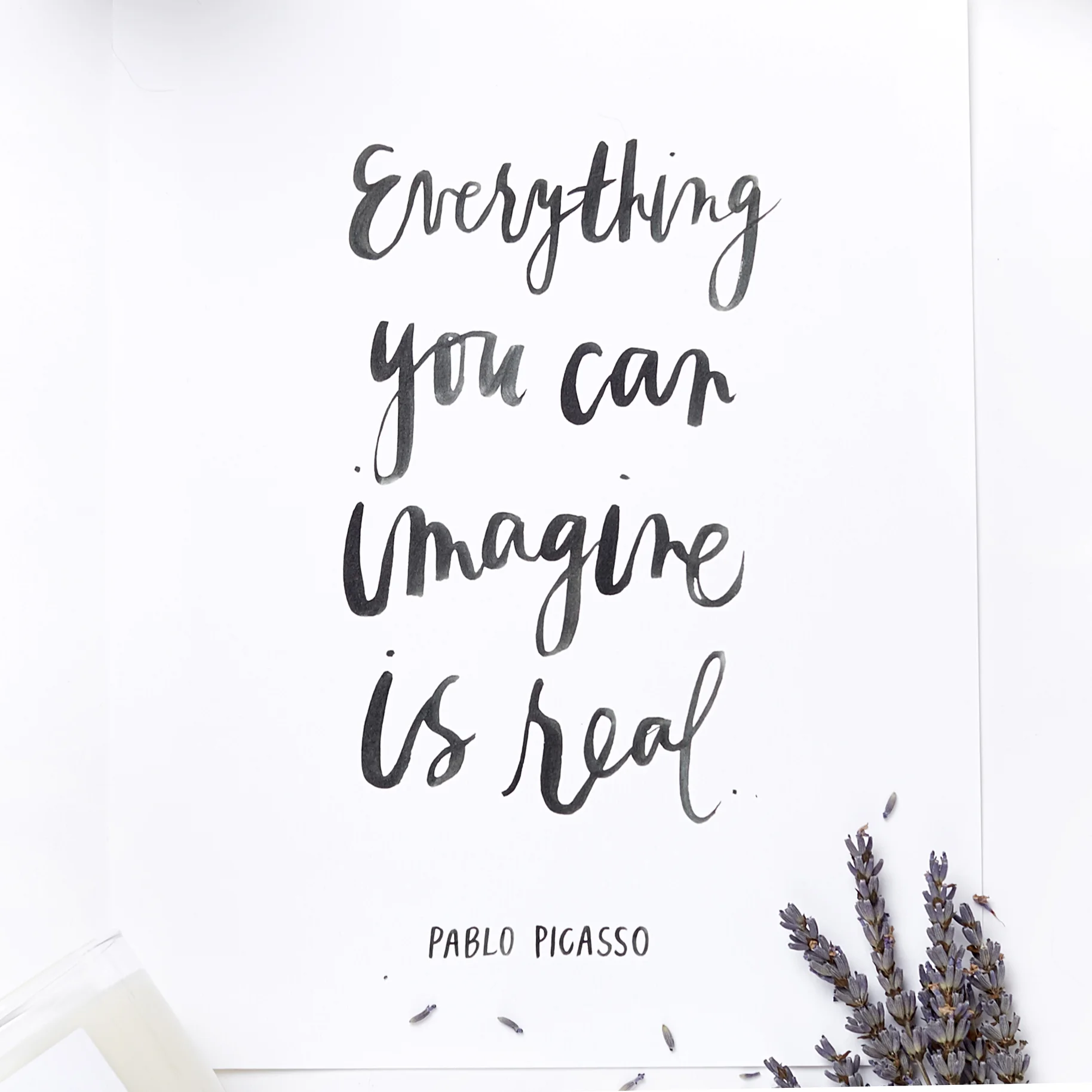 Pablo Picasso Quote Art Print - Our Heiday - The LA Bliss - From Los Angeles With Love