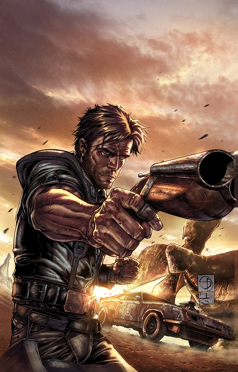 Promo image "Mad Max" Pencil: Shane Davis Ink: Michelle Delecki Colors: Barbara Ciardo Publisher: WARNER BROS
