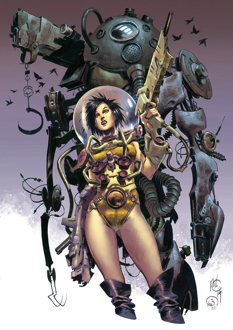 Cover Art Pencils and Inks: Raul Cestaro Colours: Barbara Ciardo TUTORIAL- PAINTING A COMICS COVER ART: gumroad.com/barbaraciardoart