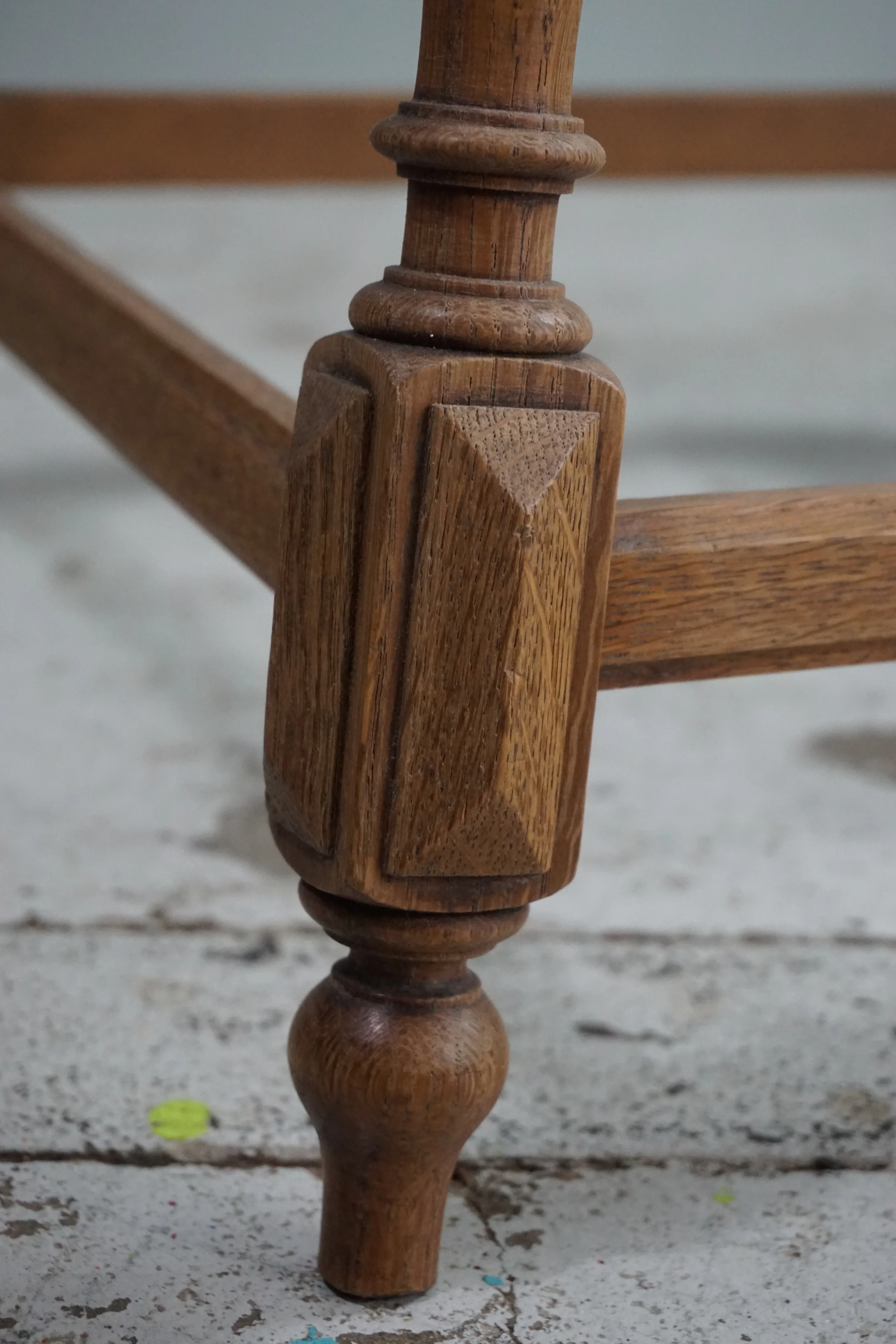 Oak Arts & Crafts Plant Stand