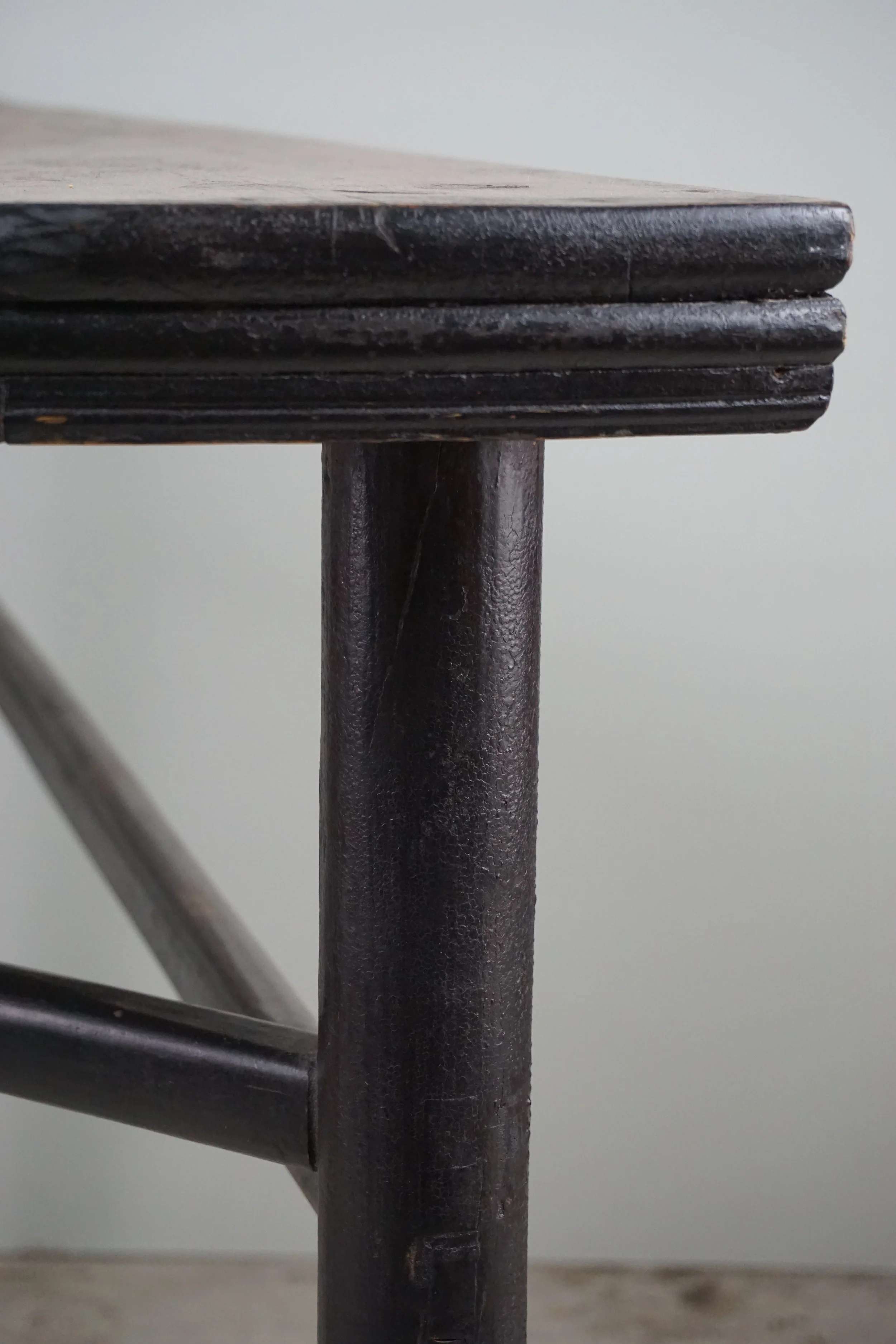 Late 19th Century Chinese Demi-Lune Side Table