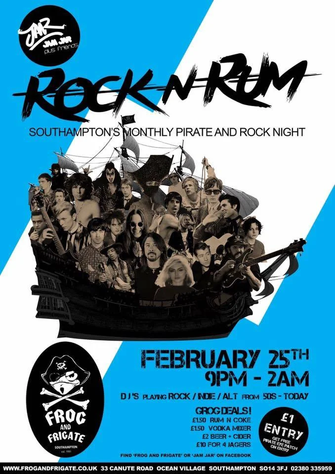 Rock & Rum Party Night @The Frog & Frigate!