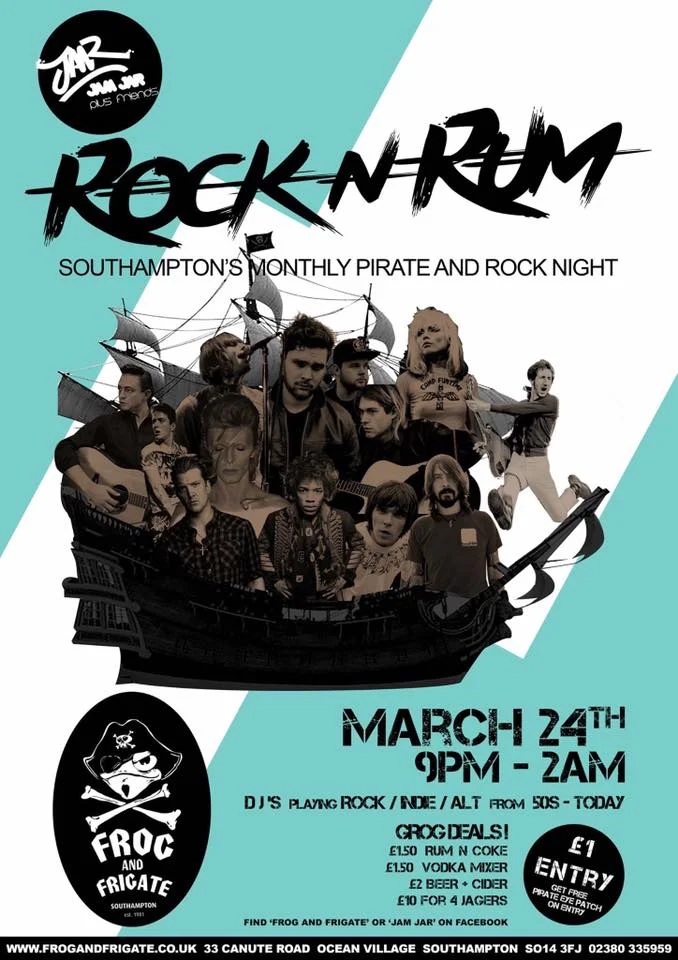Pirate Rock 'n' Rum Party Night!