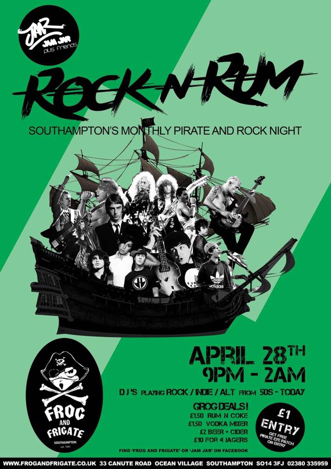 PIRATE ROCK 'N' RUM PARTY NIGHT!