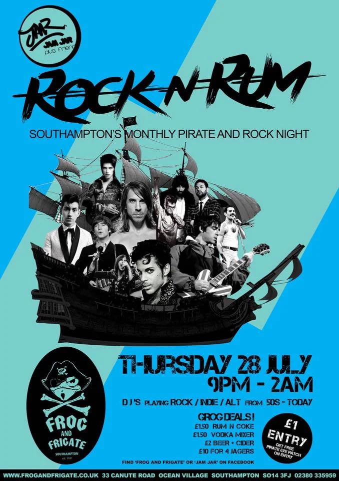 Pirate Rock 'n' Rum Party Night!