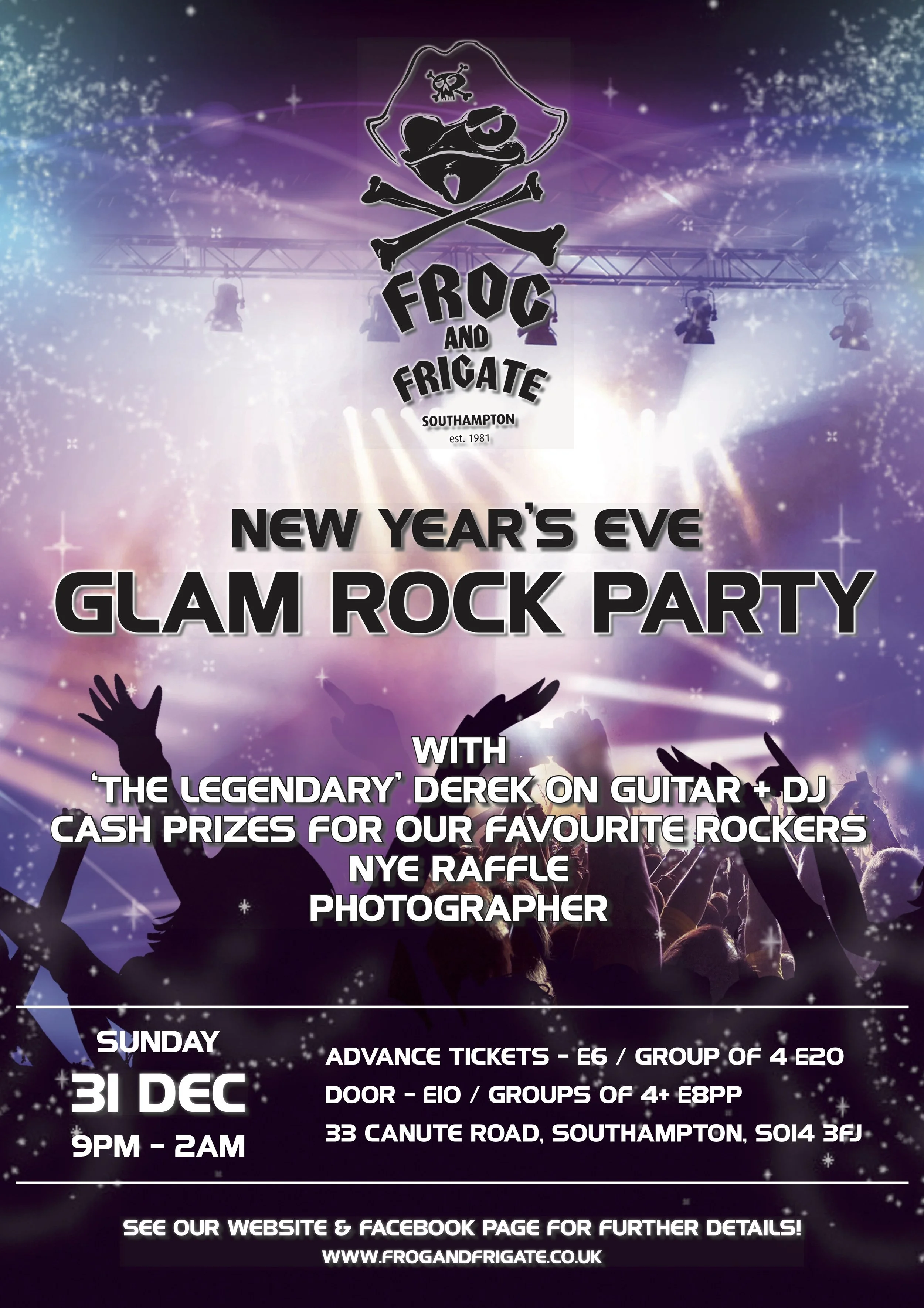 NYE Glam Rock Party