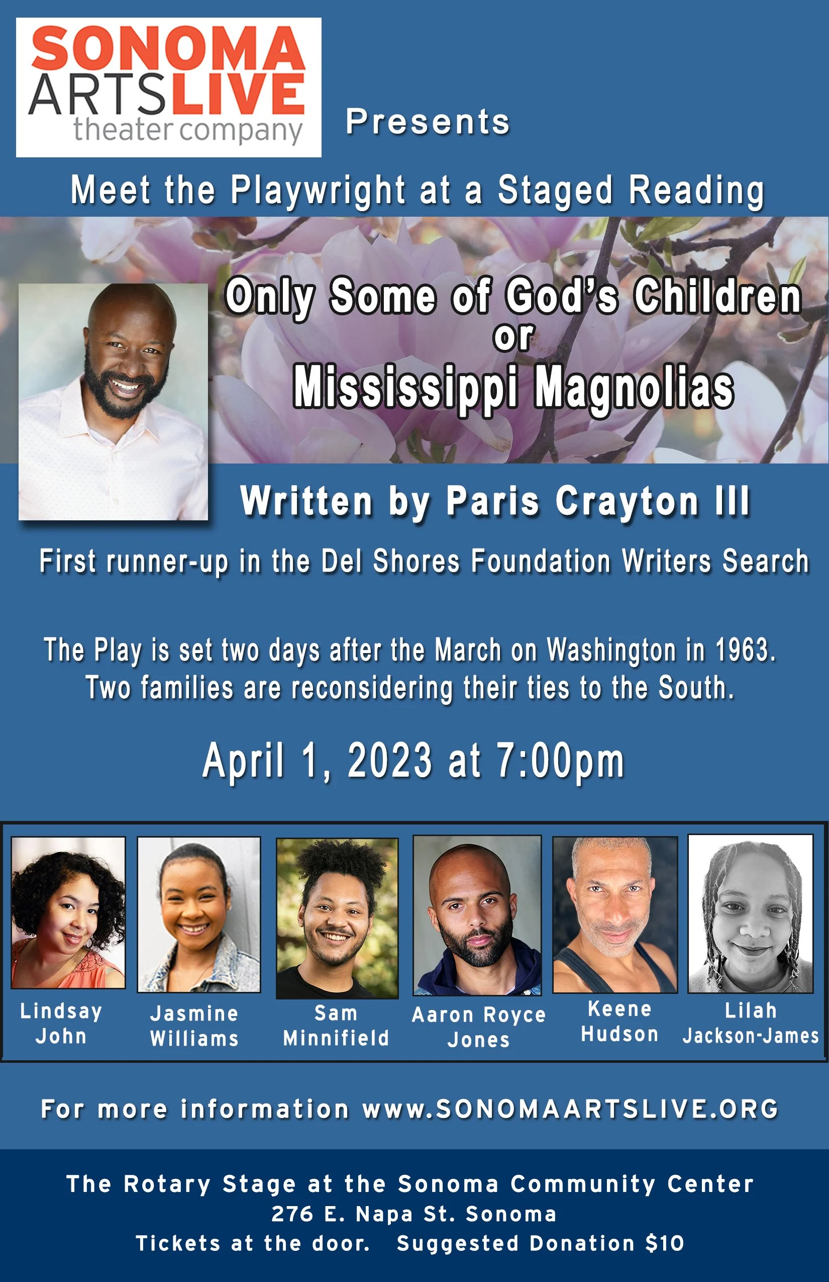 Staged Reading — SONOMA ARTS LIVE