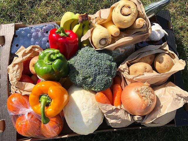 Some great customer photos of our Veg Boxes that we are delivering throughout Ripon, Harrogate, Knaresborough &amp; surrounding areas. Link in our bio 🥕🍎🍌🥦 #vegboxes #fruitboxes #deliveryservice #shoplocal #stayhome #staysafe