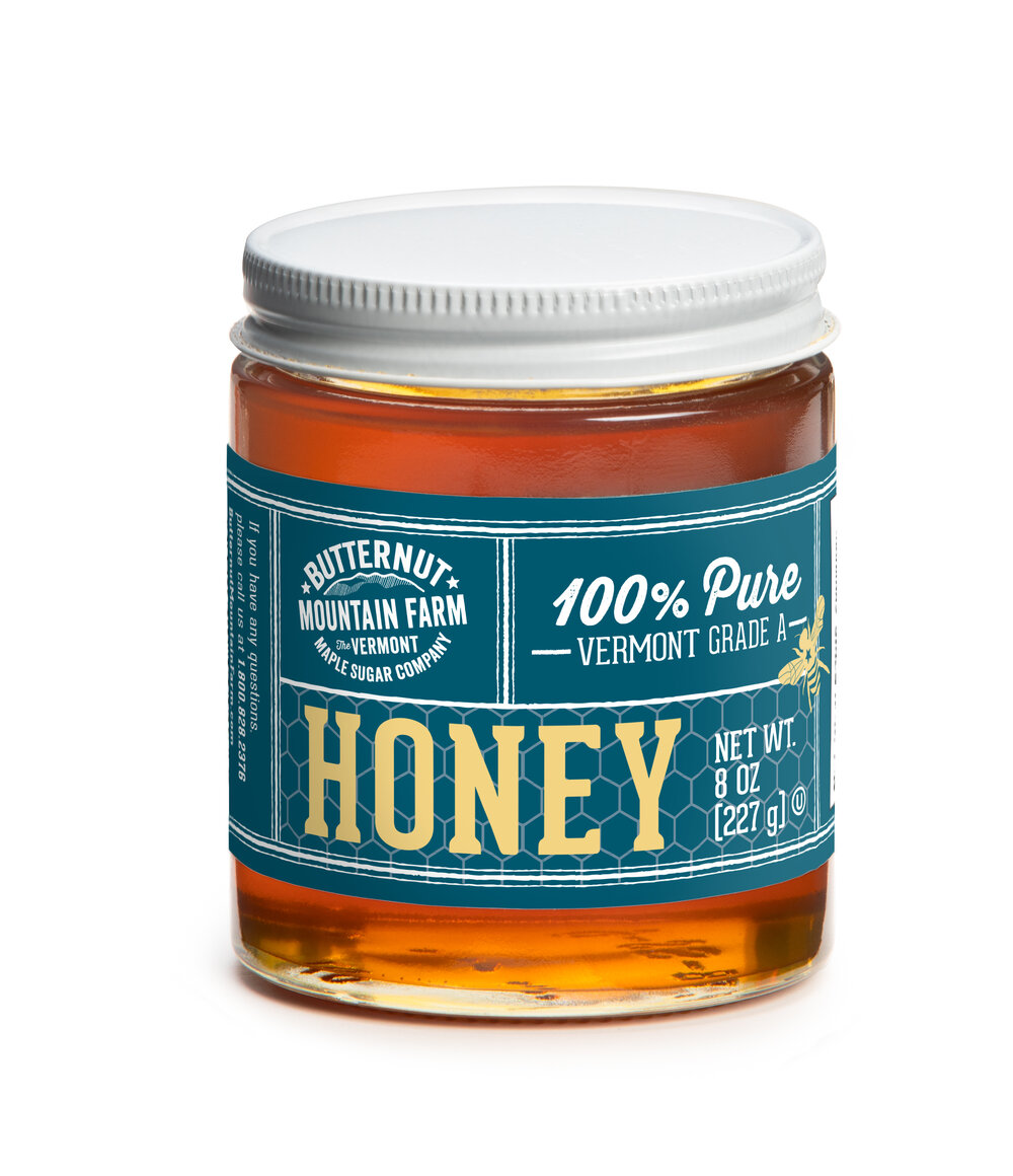Monarchie Straat Percentage 8 oz. | Pure Honey (Liquid) - Round — Marvin's Country Store