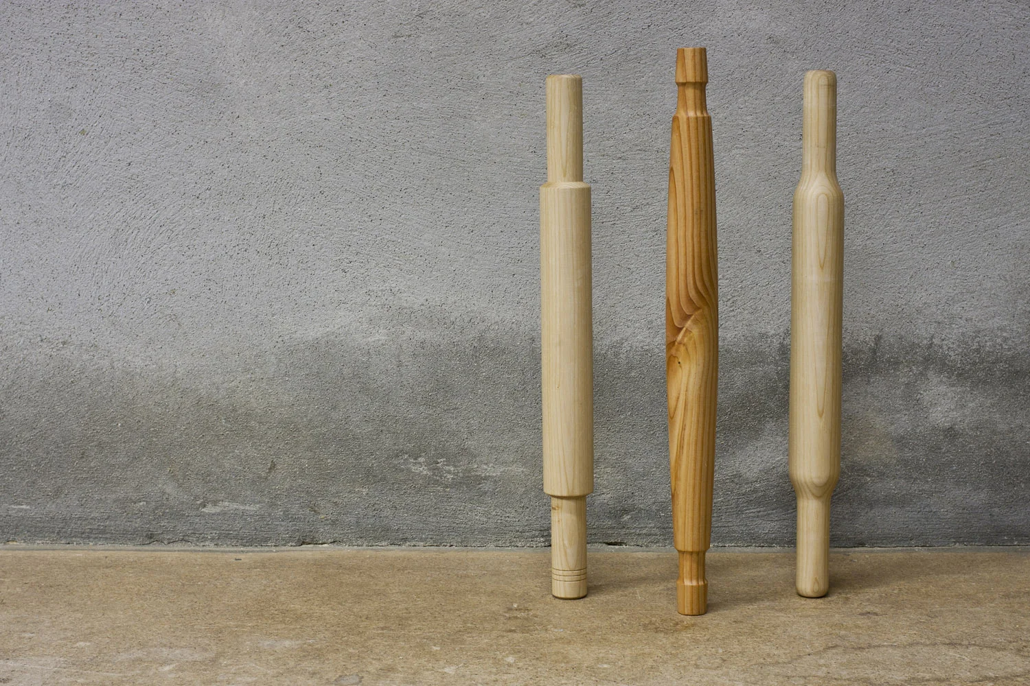 Hand turned rolling pins