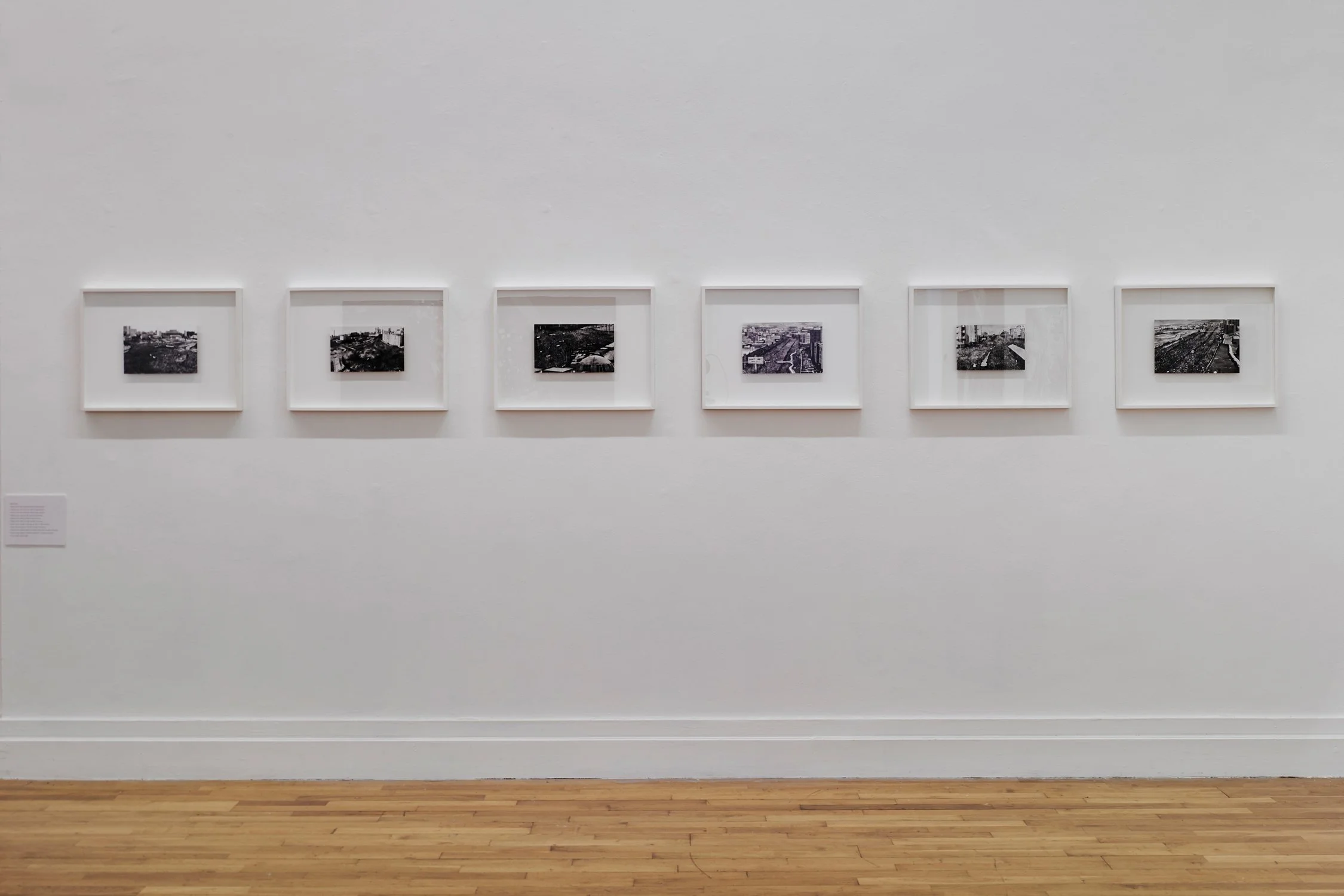  Installation View of drawings. ‘shot crowd’ at the RHA, gallery, Dublin. 
