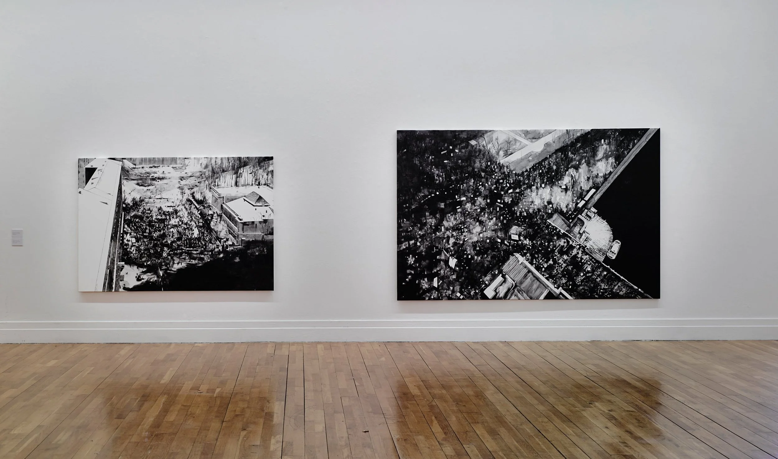  Installation View. ‘shot crowd’ at the RHA, gallery, Dublin.  Images courtesy of the artist. Photography Ros Kavanagh. January 2017 