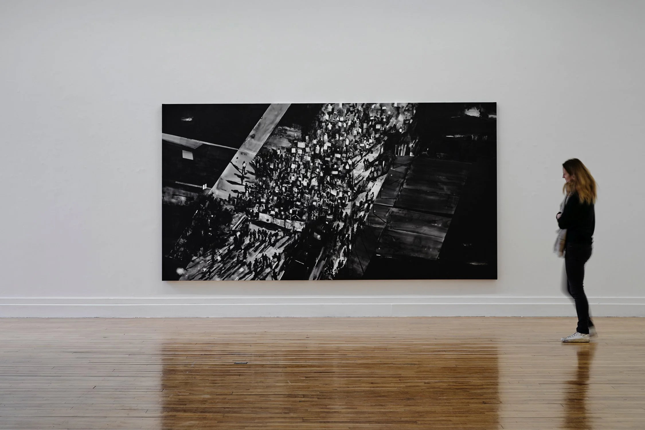  Installation View. ‘shot crowd’ at the RHA, gallery, Dublin.  Images courtesy of the artist. Photography Ros Kavanagh. January 2017 