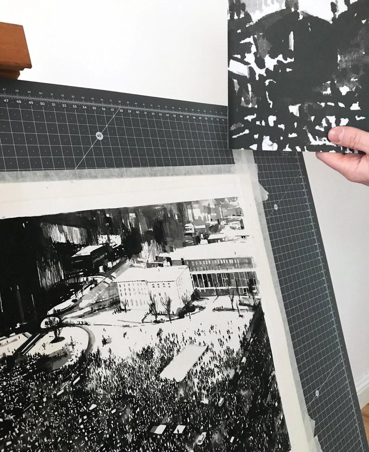  Installation views. Facebook, Floor 1. Rathbone square London.  